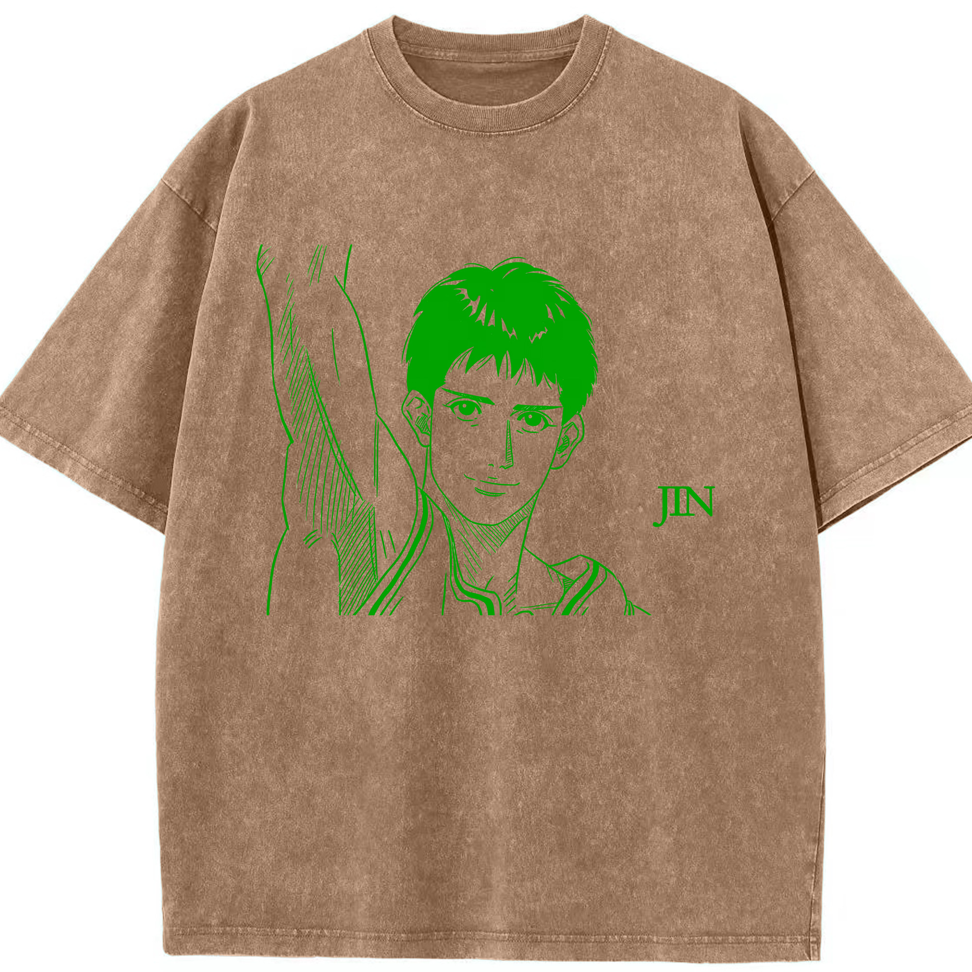 （画像用） SLAM DUNK／スラムダンク 綿100% ヴィンテージ風 半袖Tシャツ（フロントプリント）