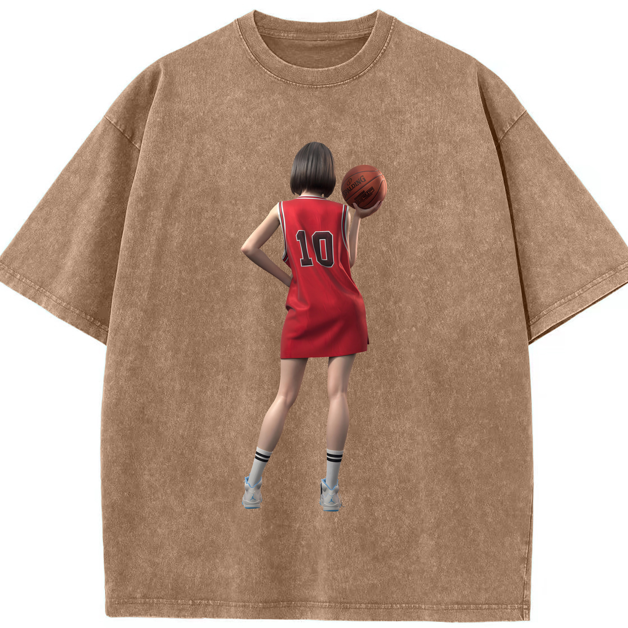 （画像用） SLAM DUNK／スラムダンク 綿100% ヴィンテージ風 半袖Tシャツ（フロントプリント）