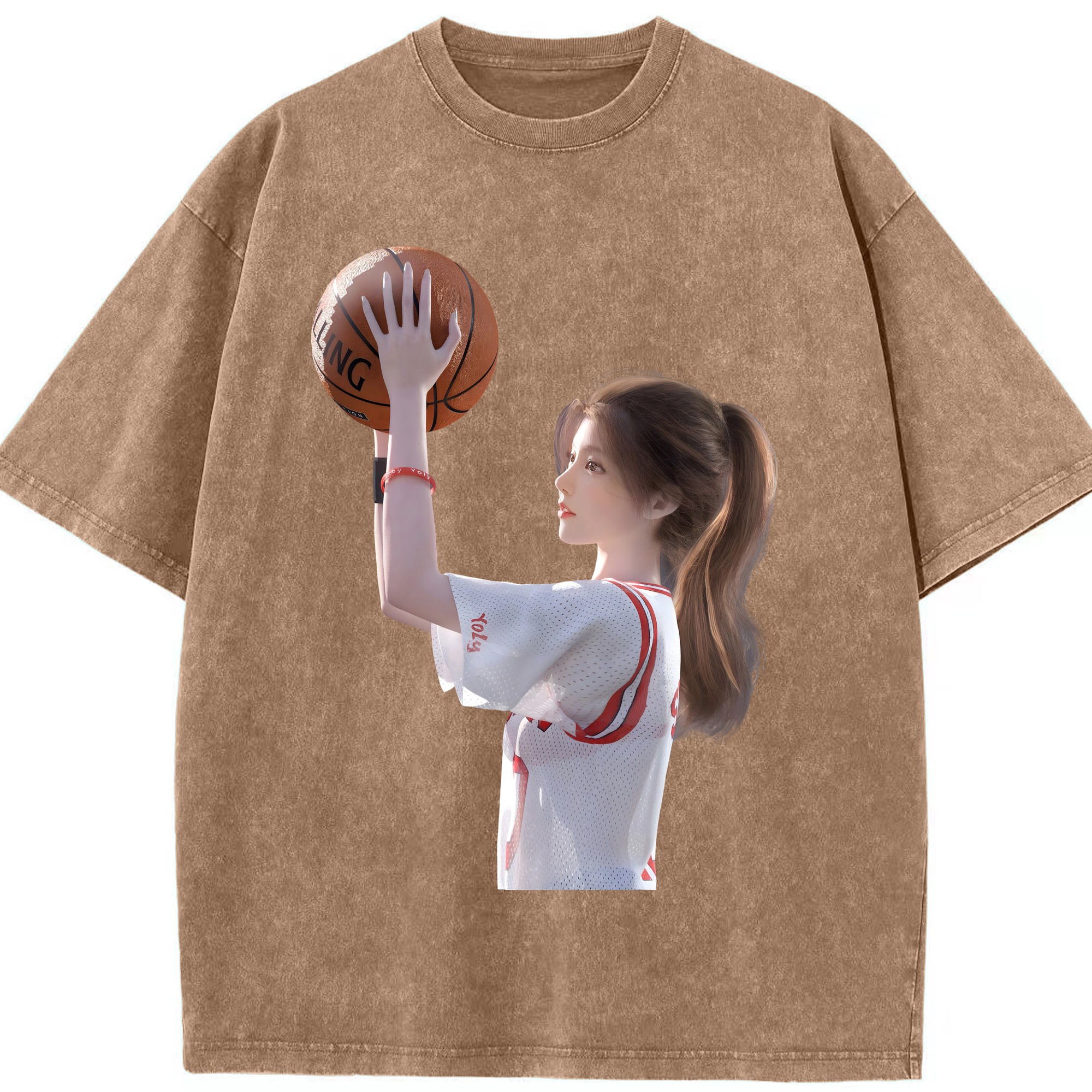 （画像用） SLAM DUNK／スラムダンク 綿100% ヴィンテージ風 半袖Tシャツ（フロントプリント）