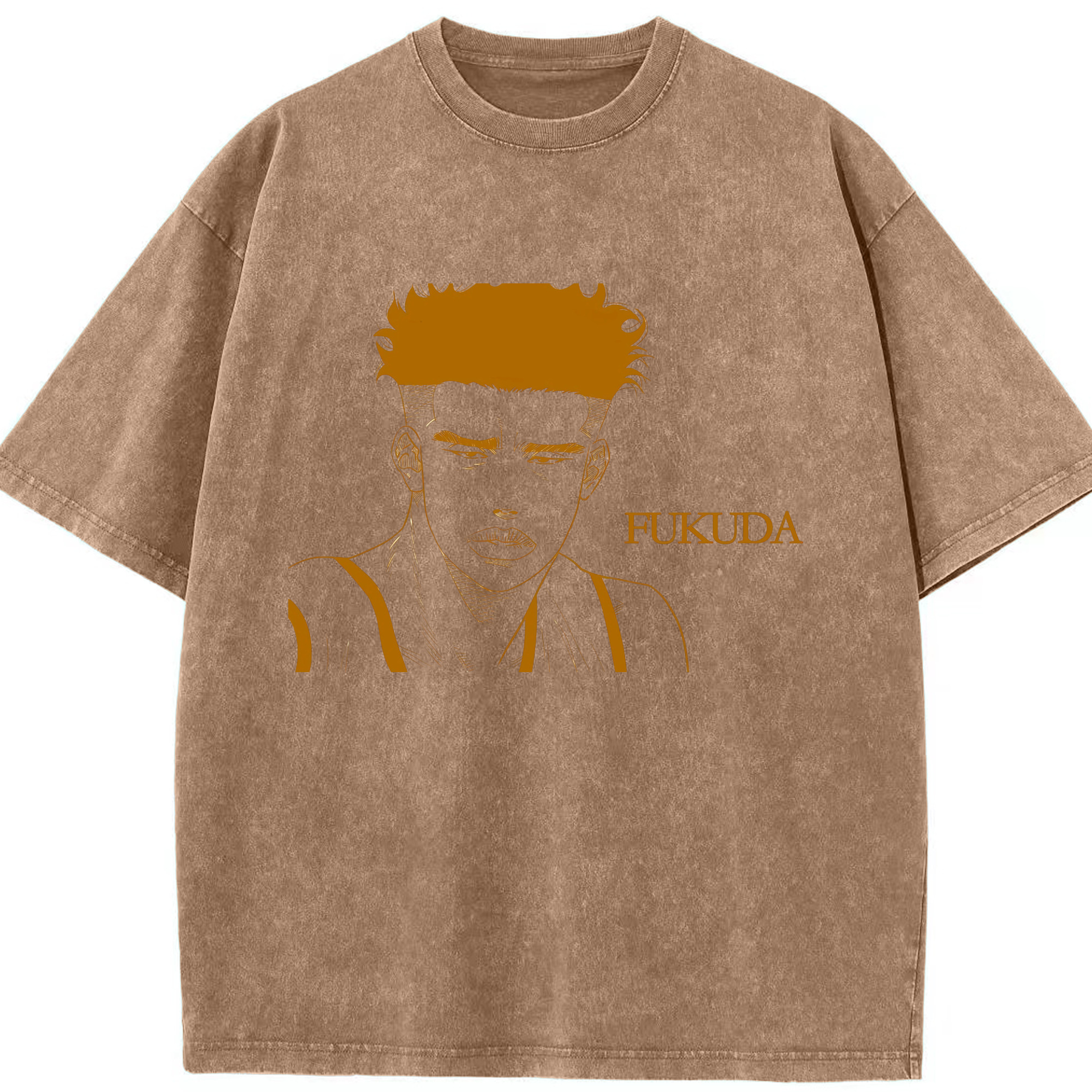 （画像用） SLAM DUNK／スラムダンク 綿100% ヴィンテージ風 半袖Tシャツ（フロントプリント）