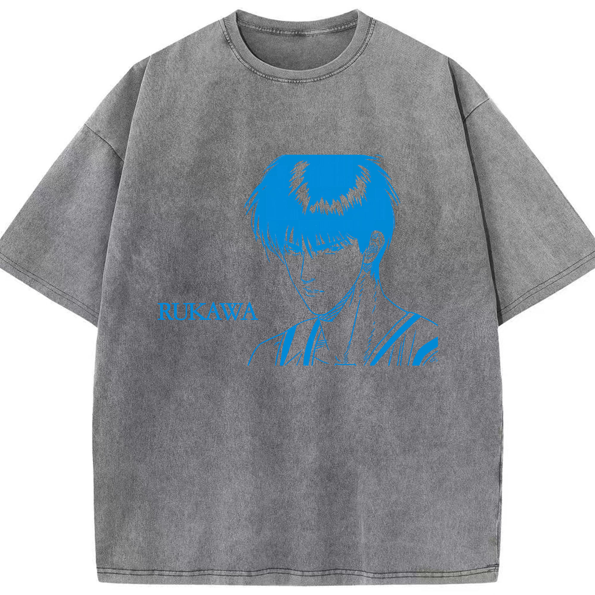 （画像用） SLAM DUNK／スラムダンク 綿100% ヴィンテージ風 半袖Tシャツ（フロントプリント）