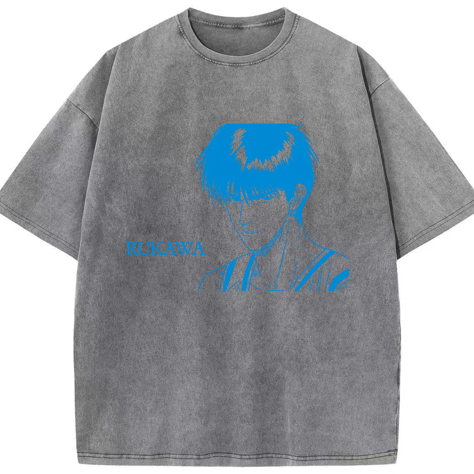 （画像用） SLAM DUNK／スラムダンク 綿100% ヴィンテージ風 半袖Tシャツ（フロントプリント）