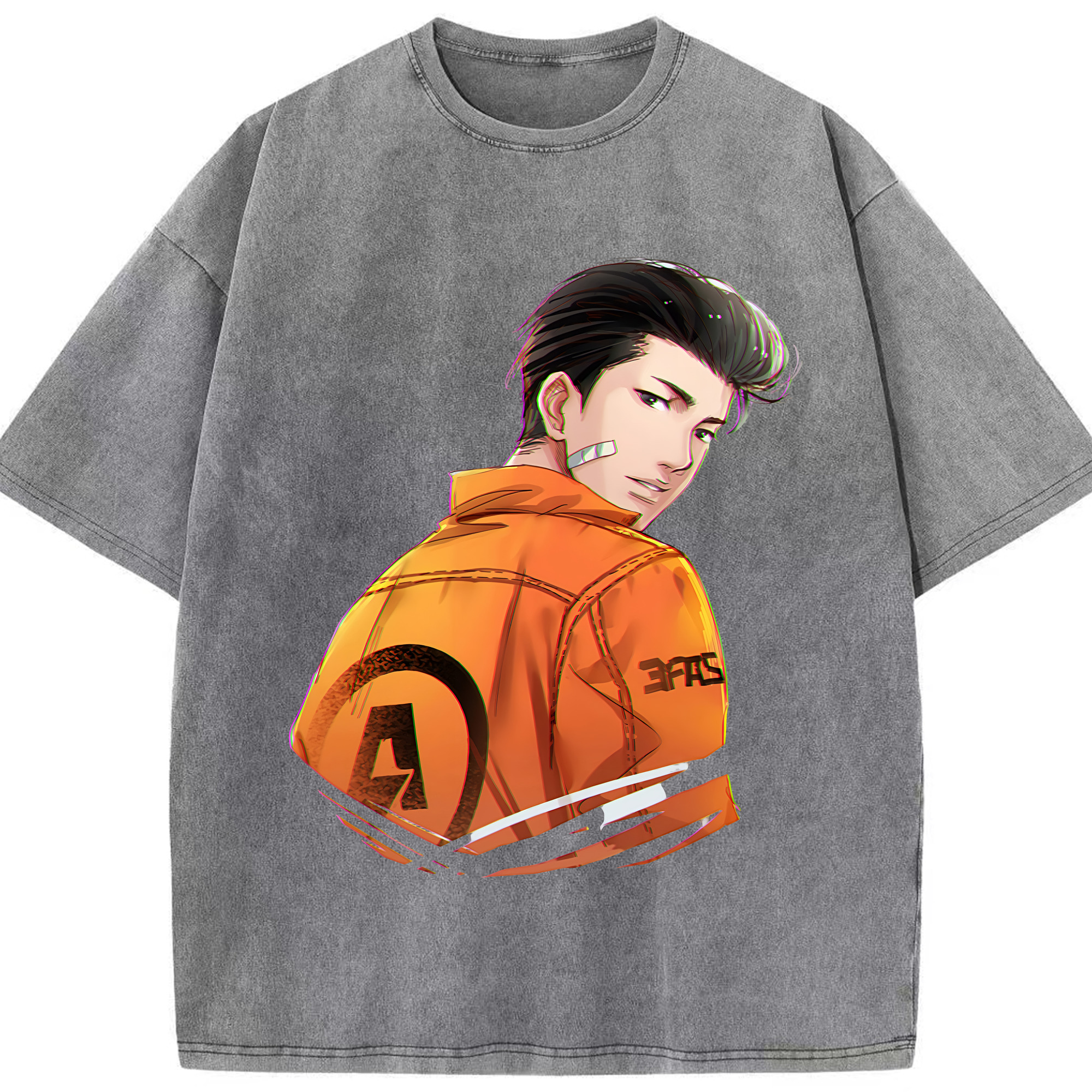 （画像用） SLAM DUNK／スラムダンク 綿100% ヴィンテージ風 半袖Tシャツ（フロントプリント）