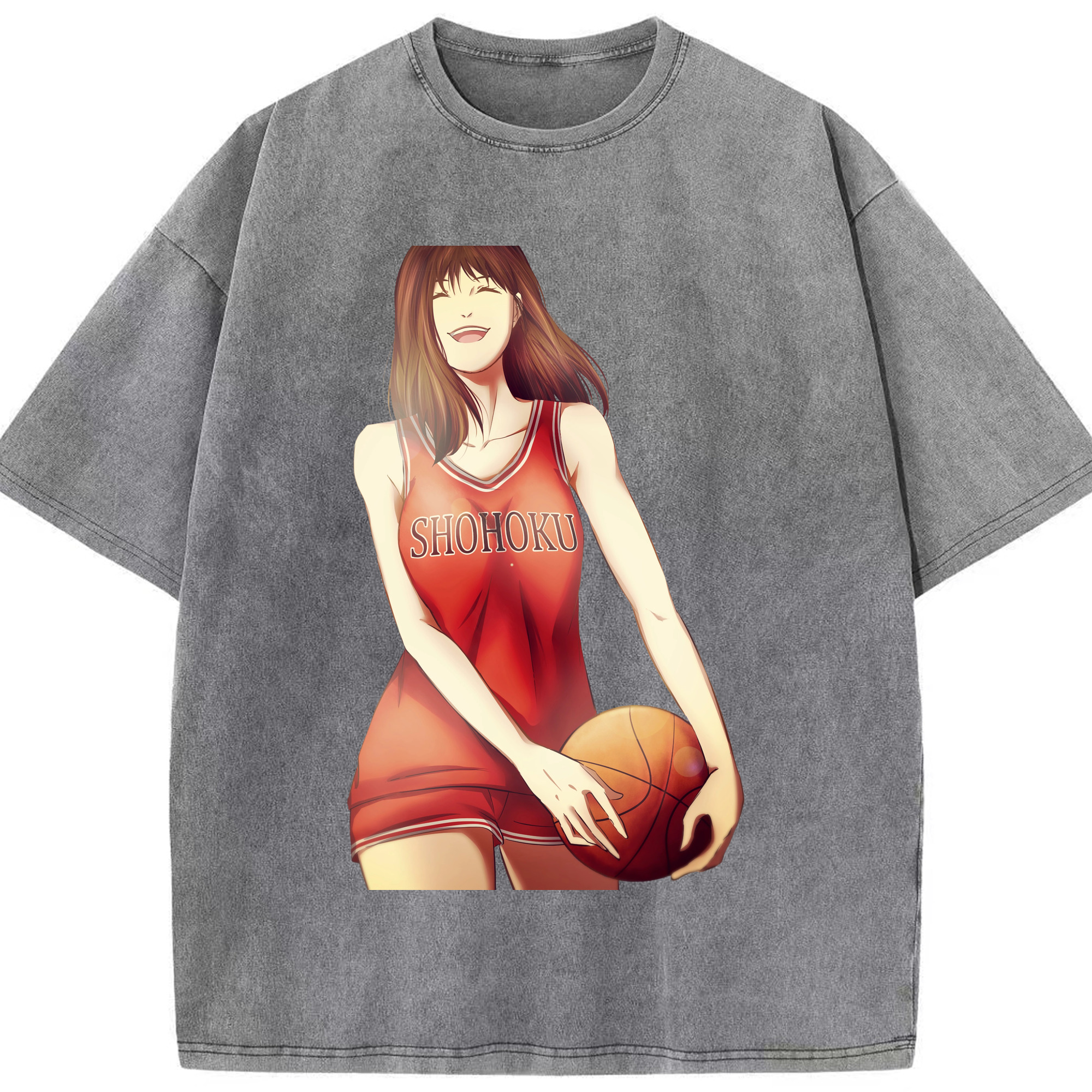 （画像用） SLAM DUNK／スラムダンク 綿100% ヴィンテージ風 半袖Tシャツ（フロントプリント）
