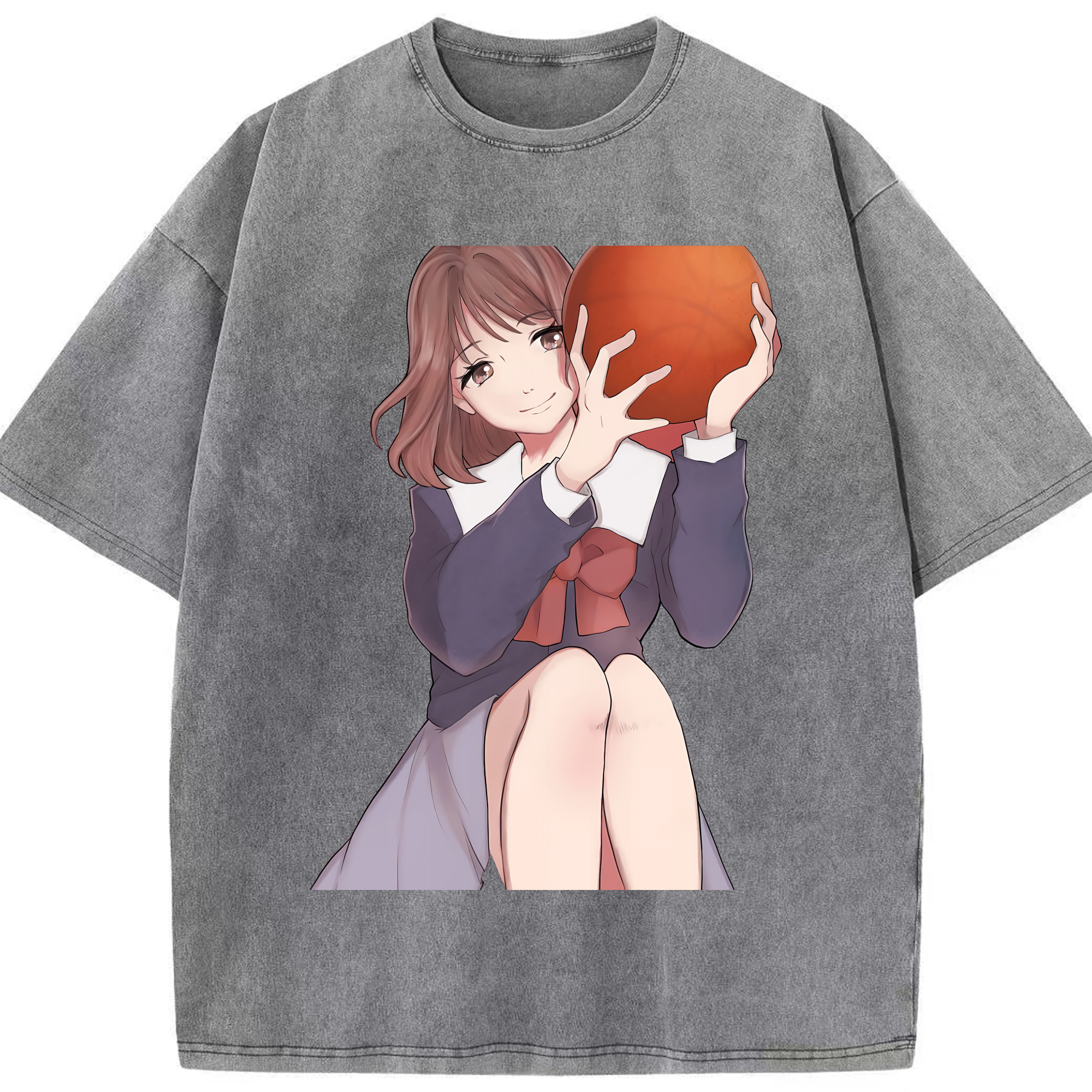 （画像用） SLAM DUNK／スラムダンク 綿100% ヴィンテージ風 半袖Tシャツ（フロントプリント）