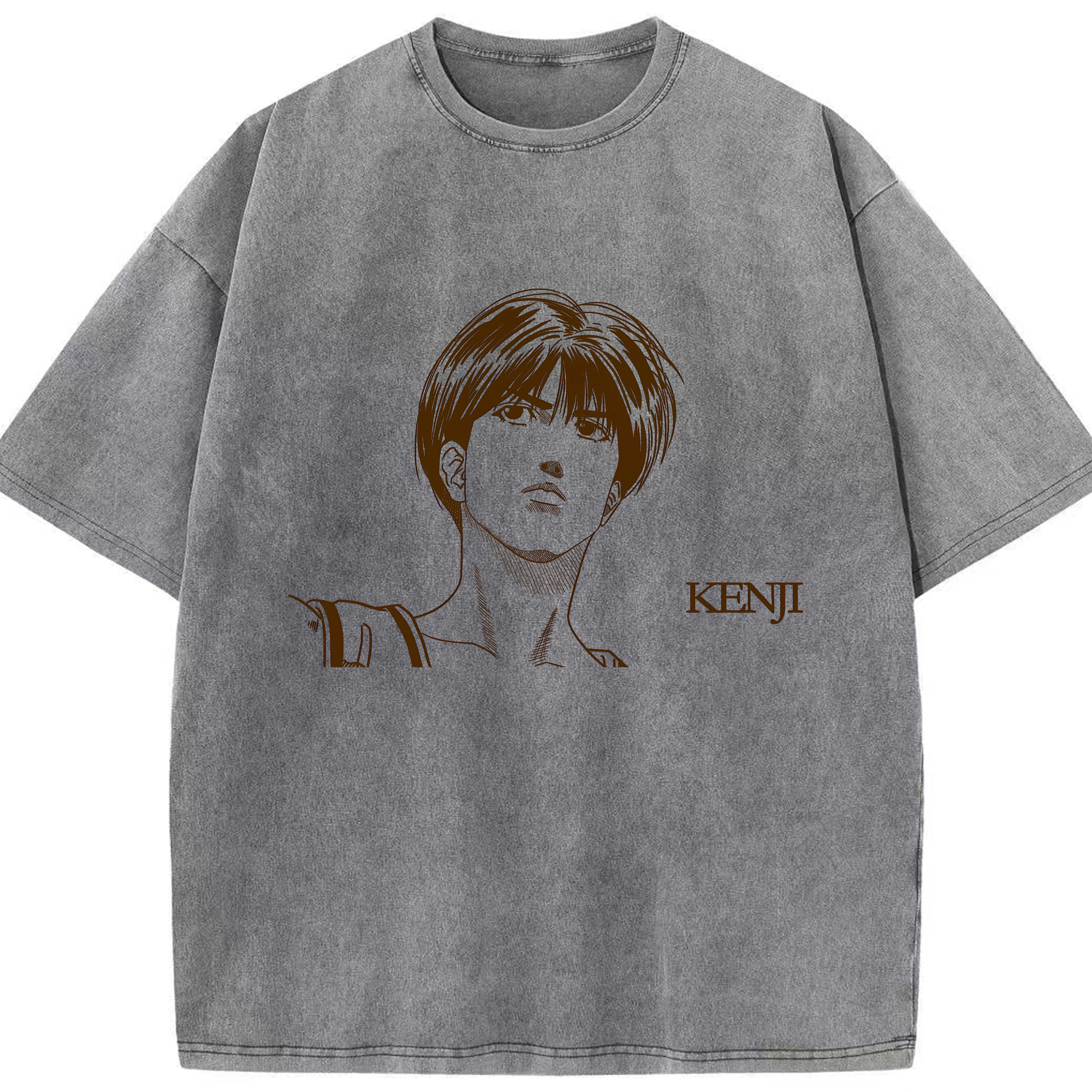 （画像用） SLAM DUNK／スラムダンク 綿100% ヴィンテージ風 半袖Tシャツ（フロントプリント）