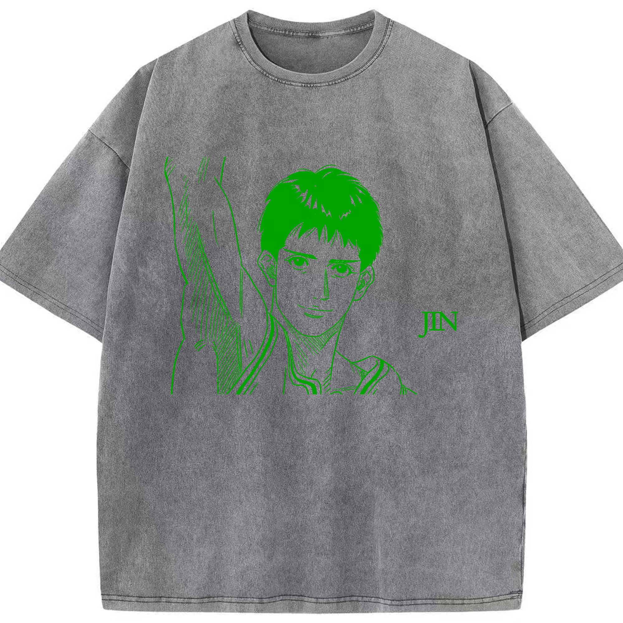 （画像用） SLAM DUNK／スラムダンク 綿100% ヴィンテージ風 半袖Tシャツ（フロントプリント）
