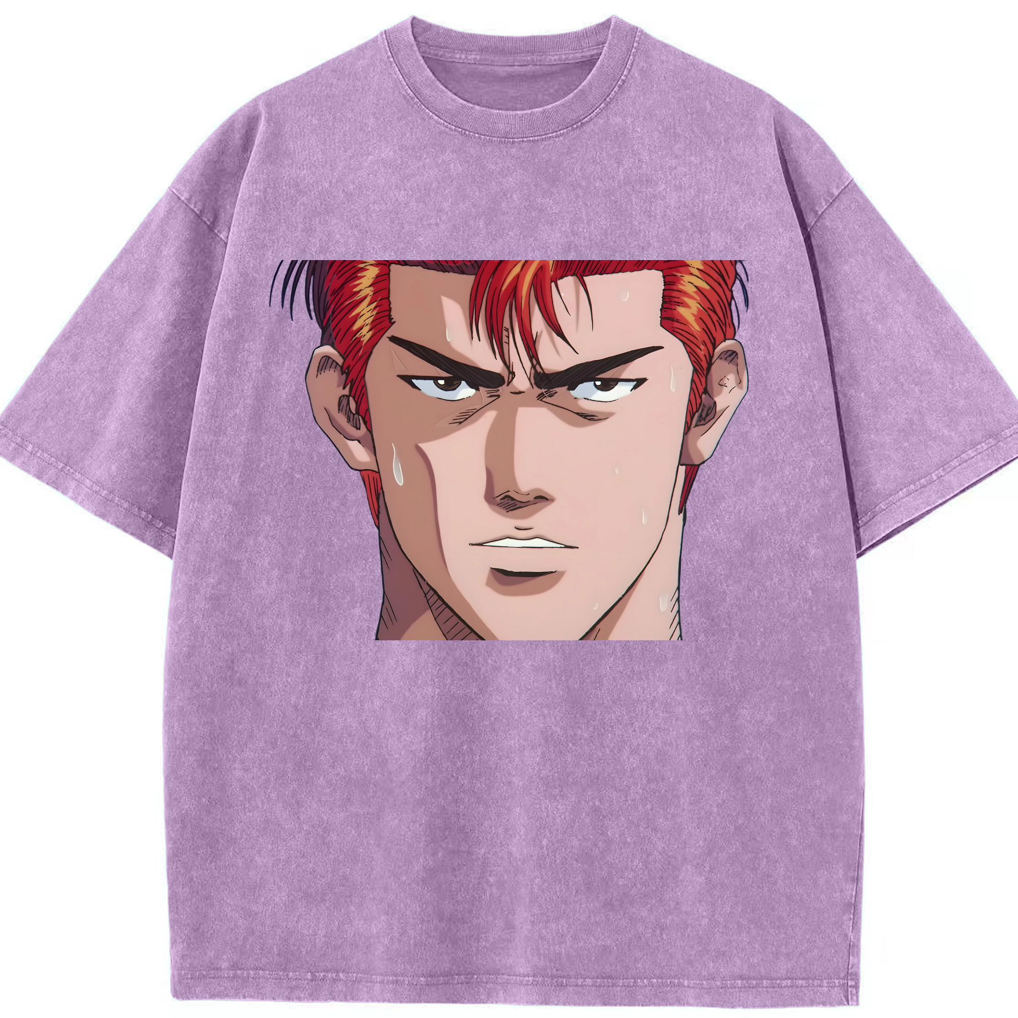 （画像用） SLAM DUNK／スラムダンク 綿100% ヴィンテージ風 半袖Tシャツ（フロントプリント）