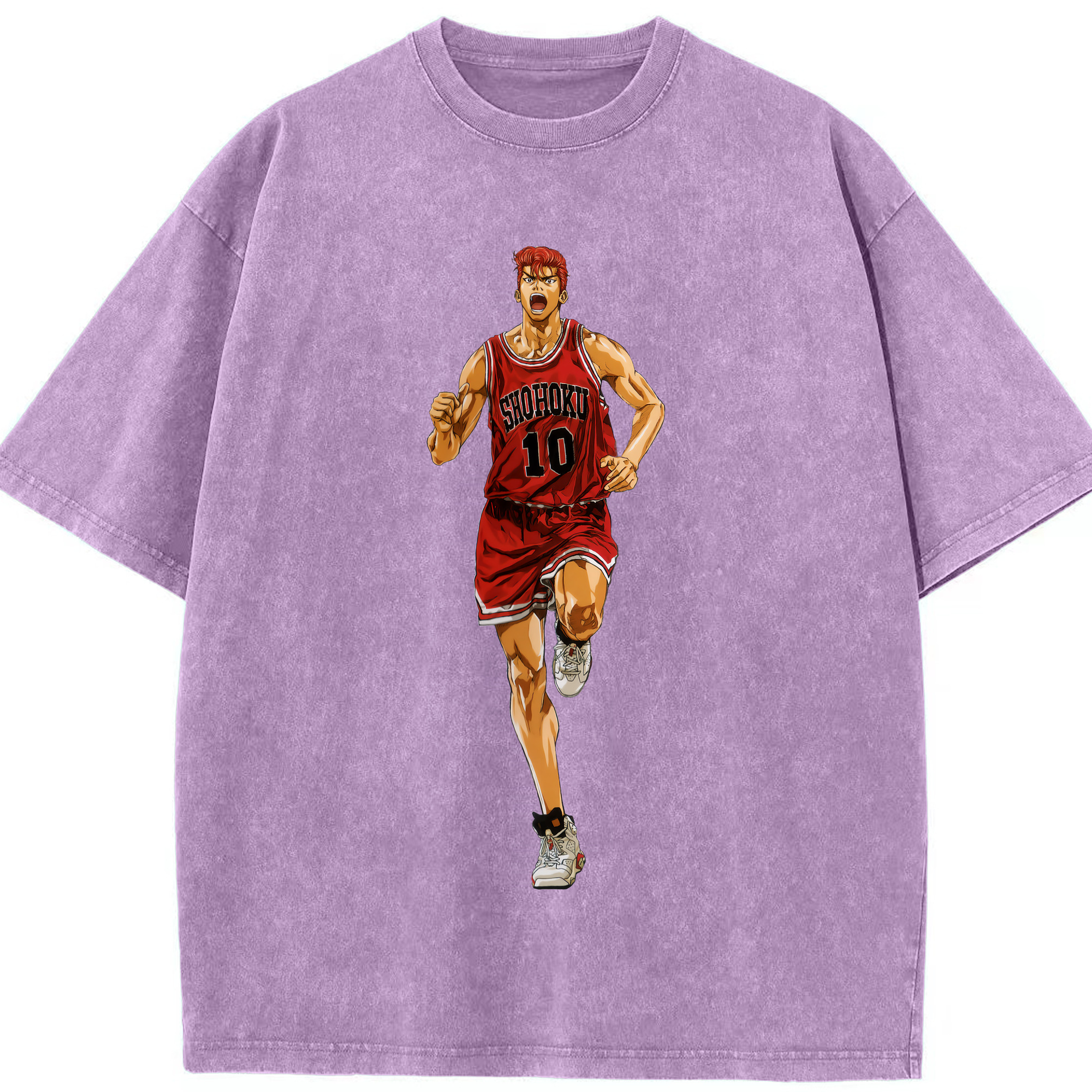 （画像用） SLAM DUNK／スラムダンク 綿100% ヴィンテージ風 半袖Tシャツ（フロントプリント）