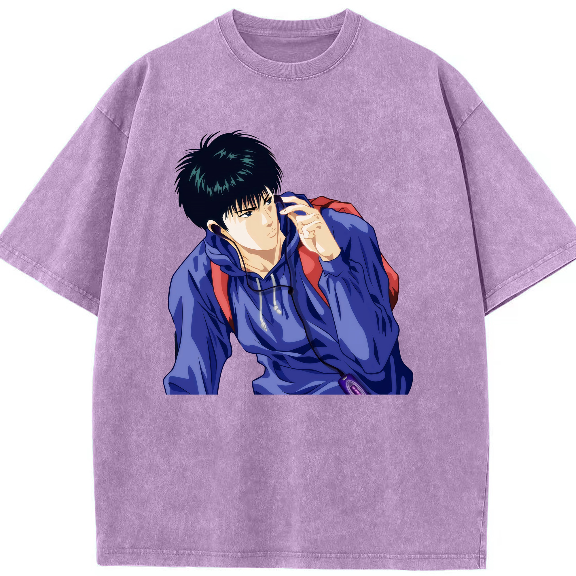 （画像用） SLAM DUNK／スラムダンク 綿100% ヴィンテージ風 半袖Tシャツ（フロントプリント）
