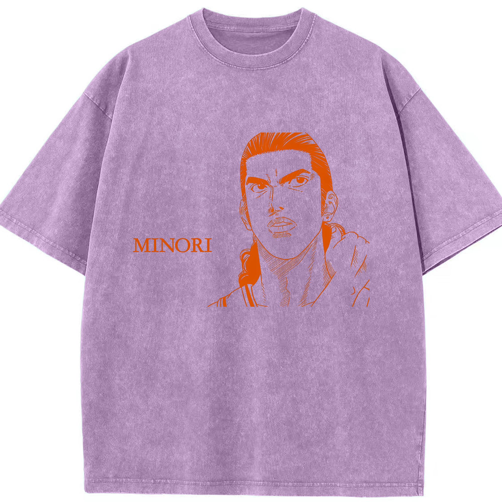 （画像用） SLAM DUNK／スラムダンク 綿100% ヴィンテージ風 半袖Tシャツ（フロントプリント）