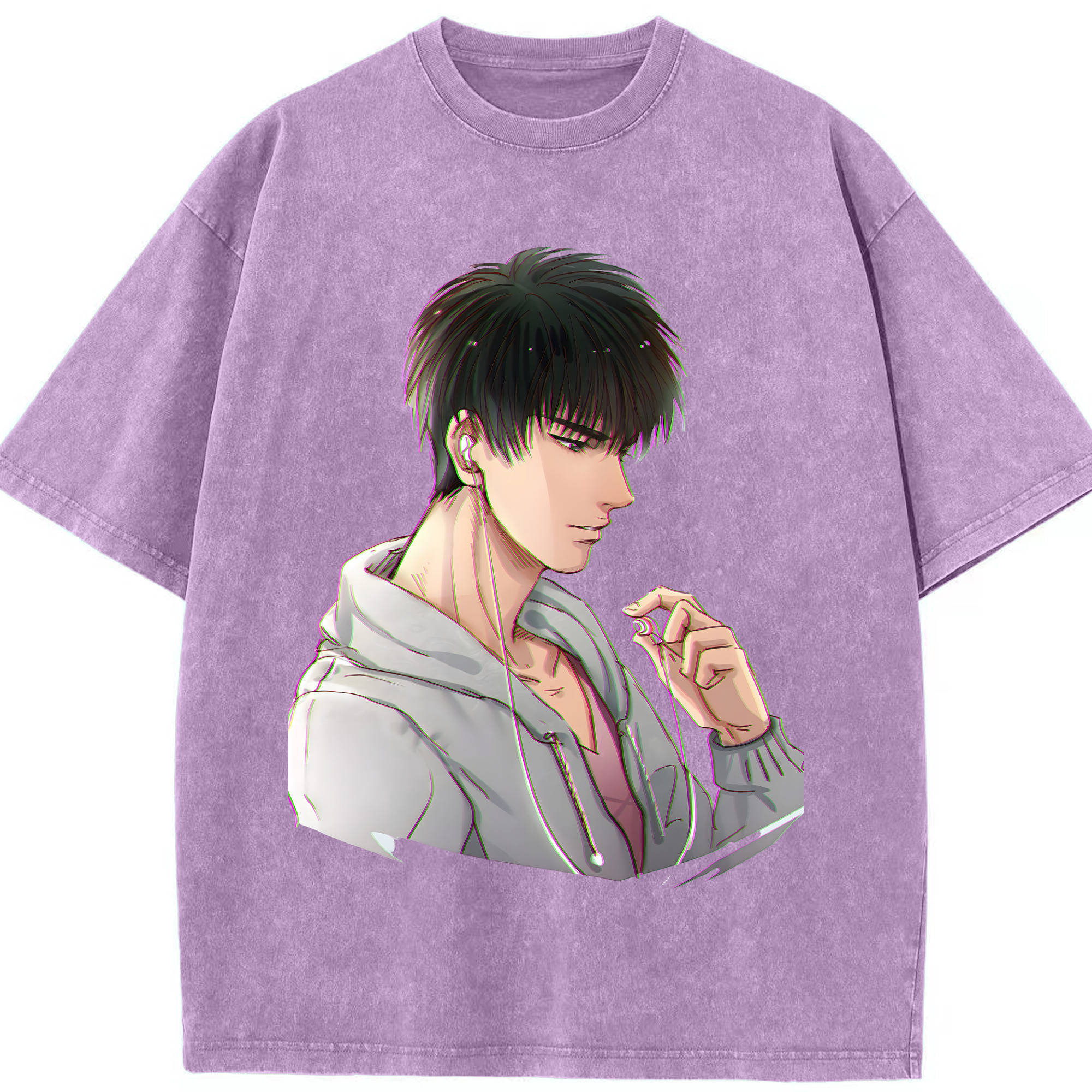 （画像用） SLAM DUNK／スラムダンク 綿100% ヴィンテージ風 半袖Tシャツ（フロントプリント）