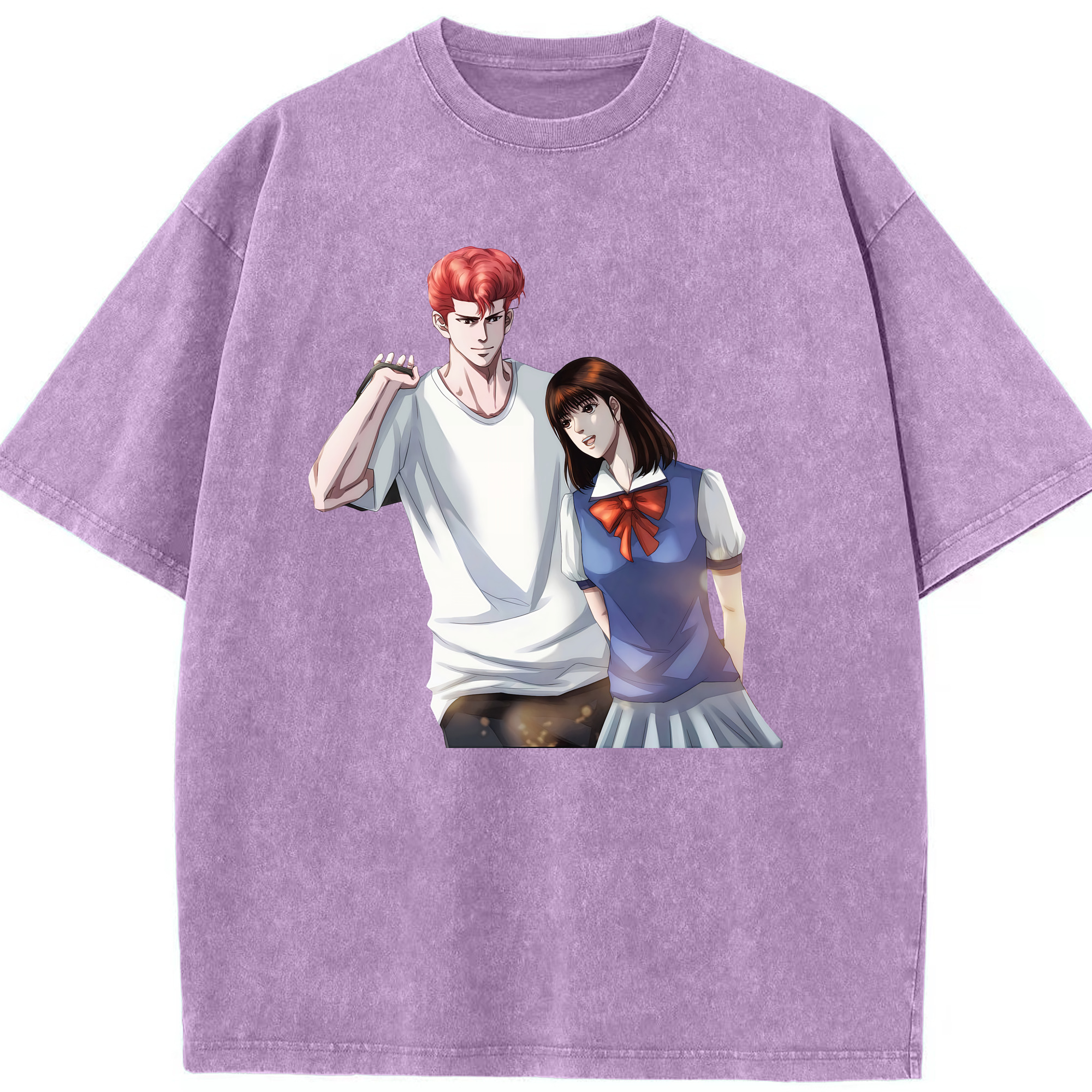 （画像用） SLAM DUNK／スラムダンク 綿100% ヴィンテージ風 半袖Tシャツ（フロントプリント）