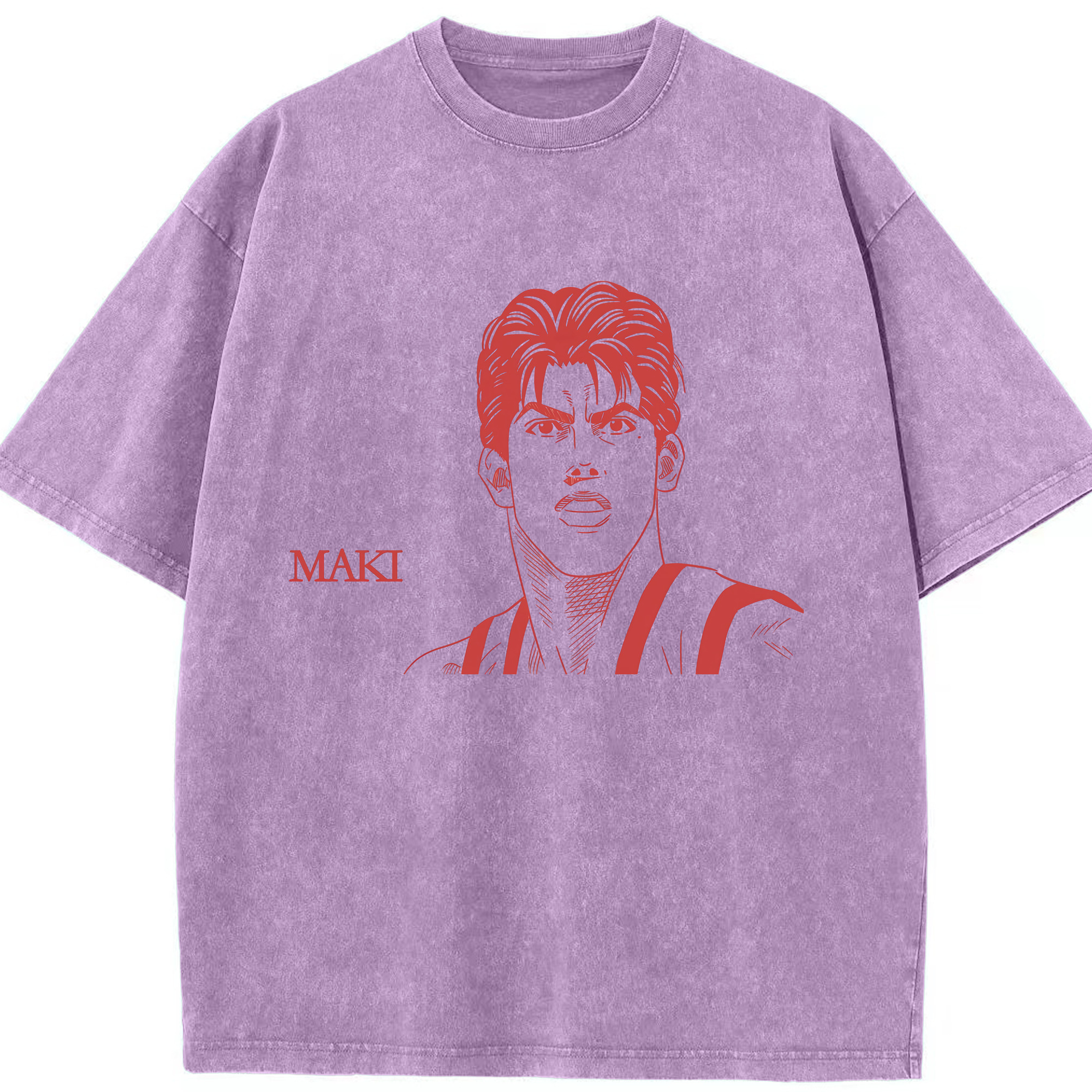 （画像用） SLAM DUNK／スラムダンク 綿100% ヴィンテージ風 半袖Tシャツ（フロントプリント）