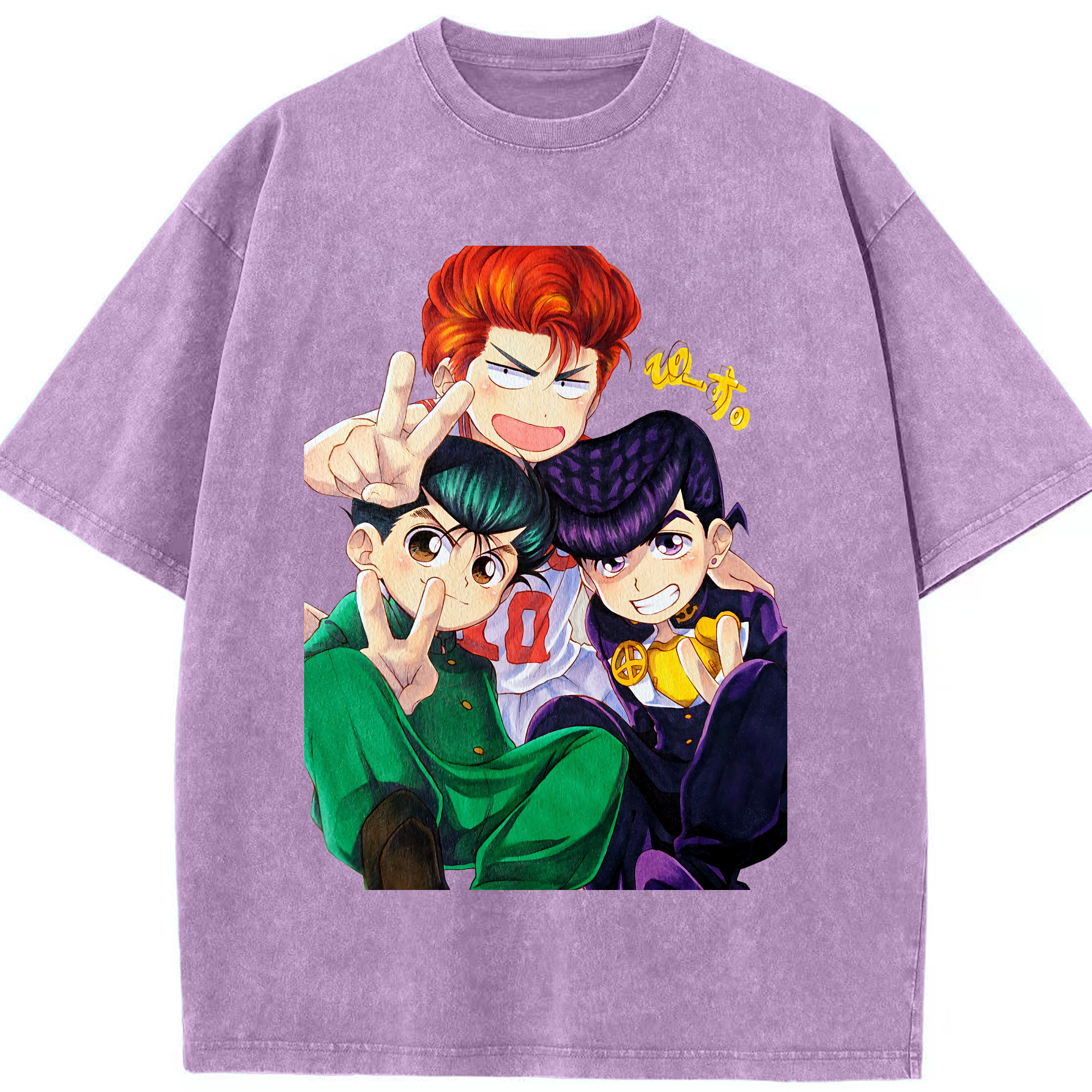 （画像用） SLAM DUNK／スラムダンク 綿100% ヴィンテージ風 半袖Tシャツ（フロントプリント）