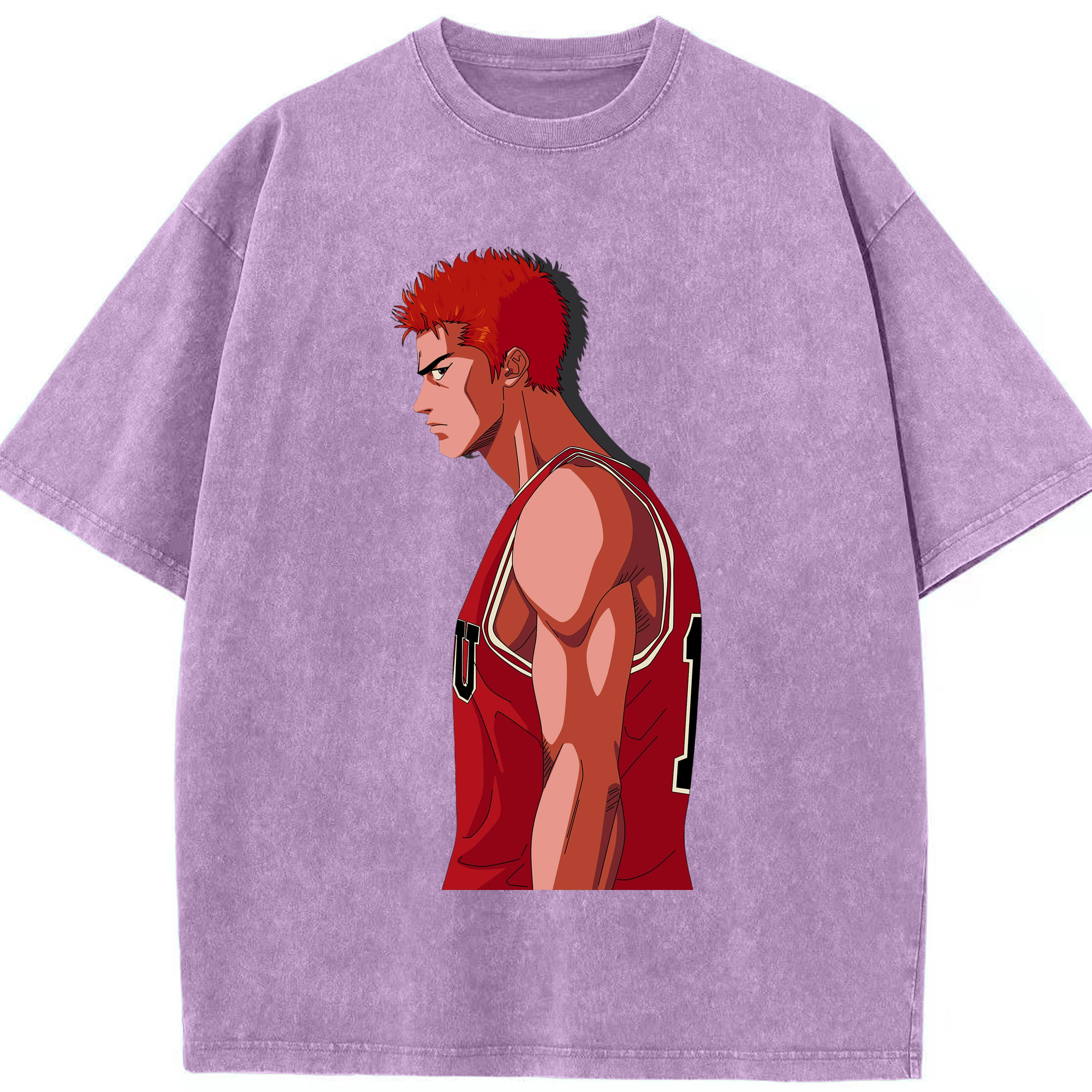 （画像用） SLAM DUNK／スラムダンク 綿100% ヴィンテージ風 半袖Tシャツ（フロントプリント）