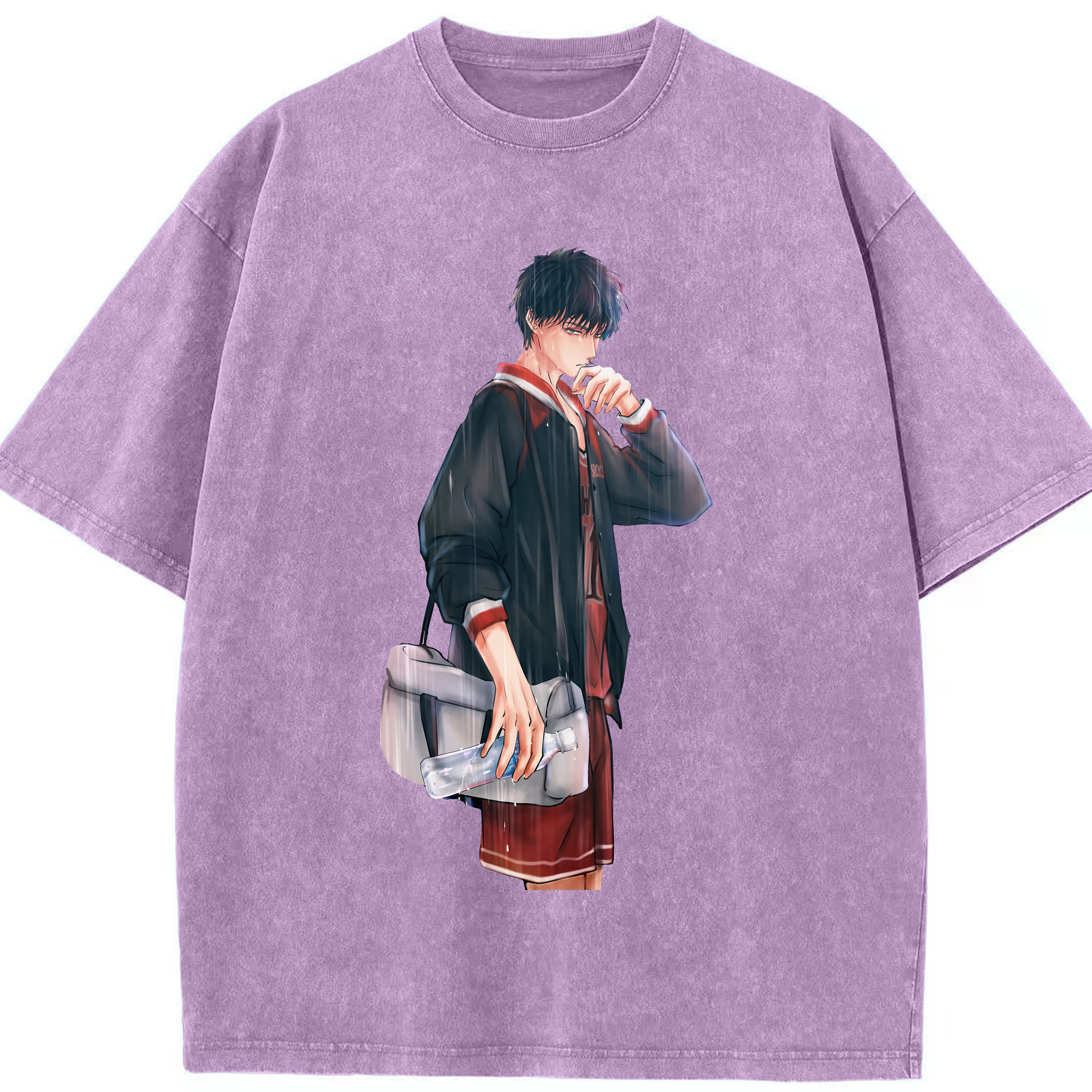 （画像用） SLAM DUNK／スラムダンク 綿100% ヴィンテージ風 半袖Tシャツ（フロントプリント）