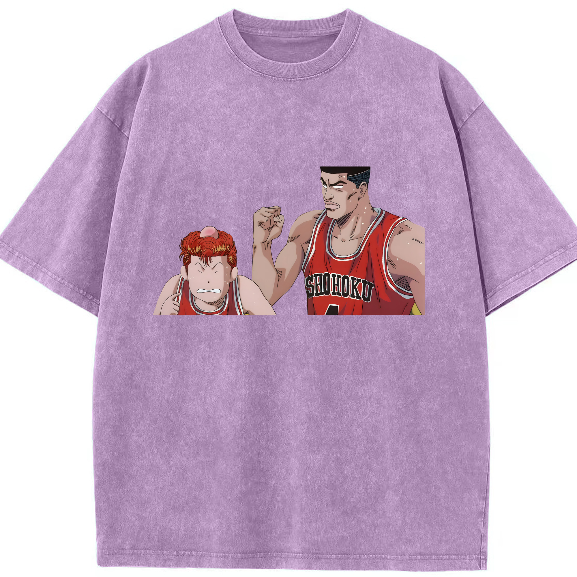 （画像用） SLAM DUNK／スラムダンク 綿100% ヴィンテージ風 半袖Tシャツ（フロントプリント）