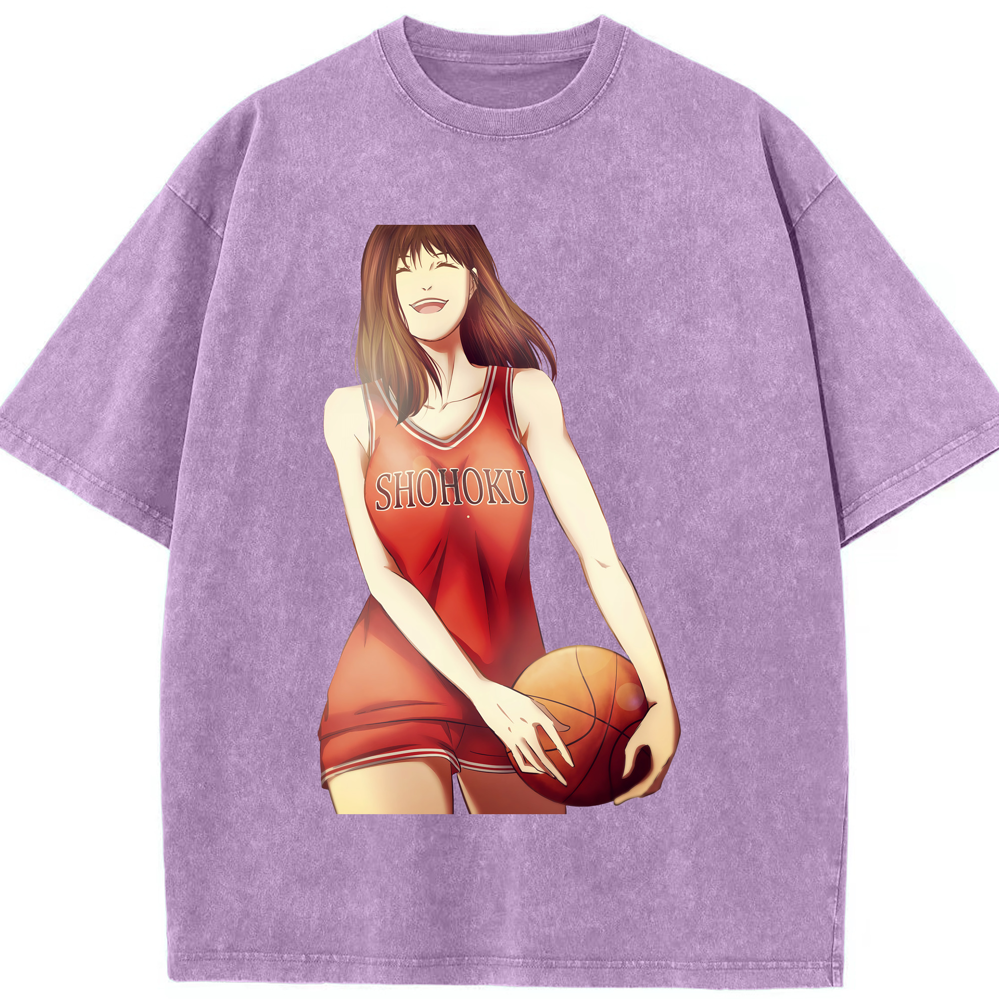 （画像用） SLAM DUNK／スラムダンク 綿100% ヴィンテージ風 半袖Tシャツ（フロントプリント）