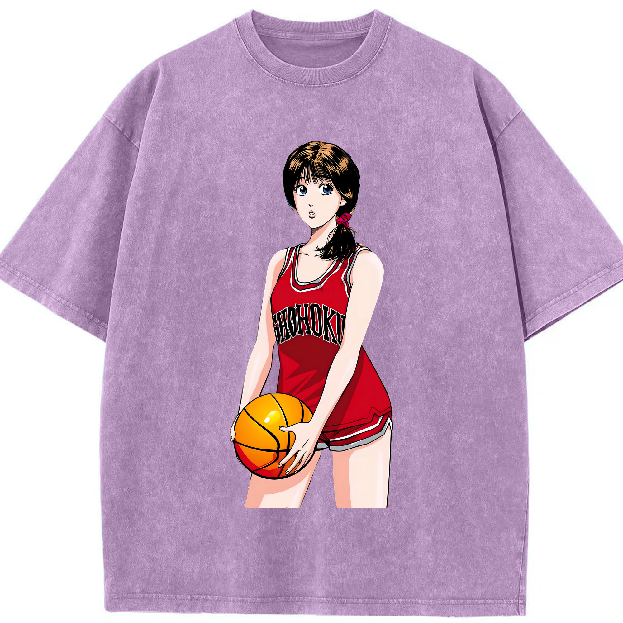 （画像用） SLAM DUNK／スラムダンク 綿100% ヴィンテージ風 半袖Tシャツ（フロントプリント）