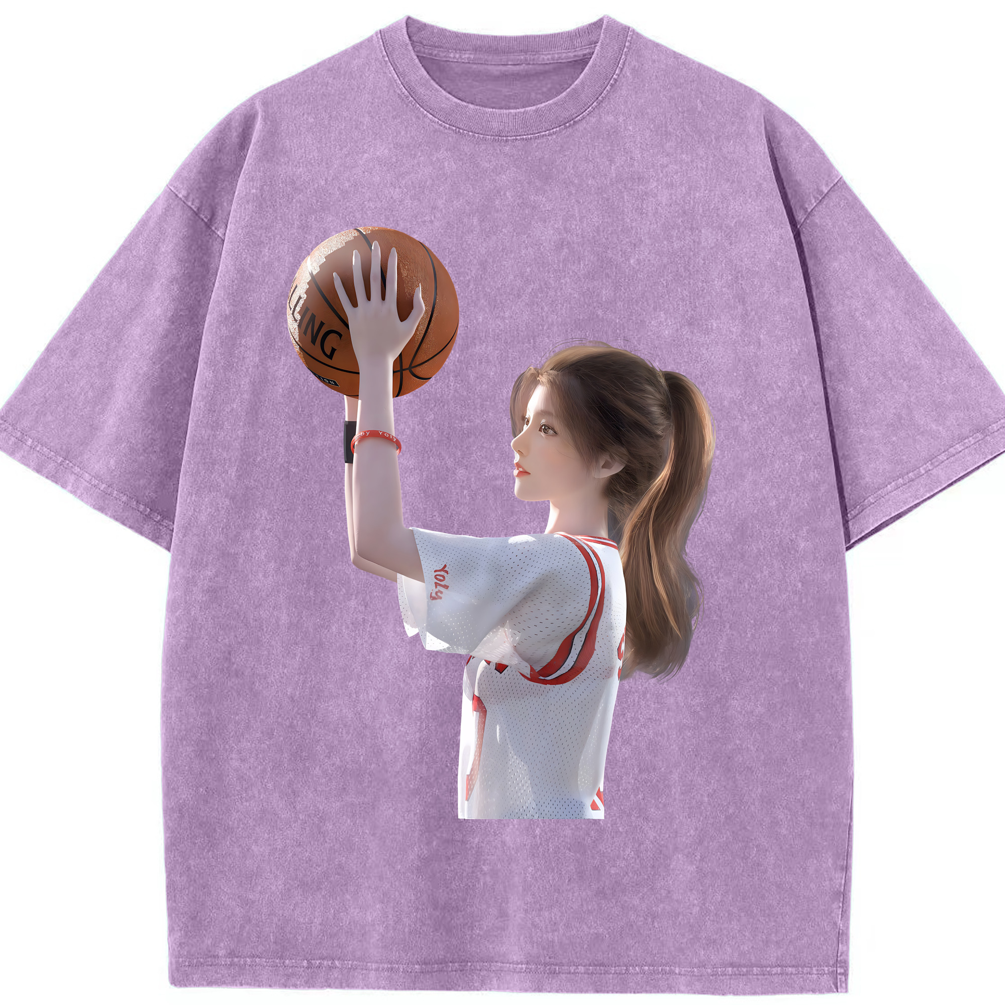 （画像用） SLAM DUNK／スラムダンク 綿100% ヴィンテージ風 半袖Tシャツ（フロントプリント）