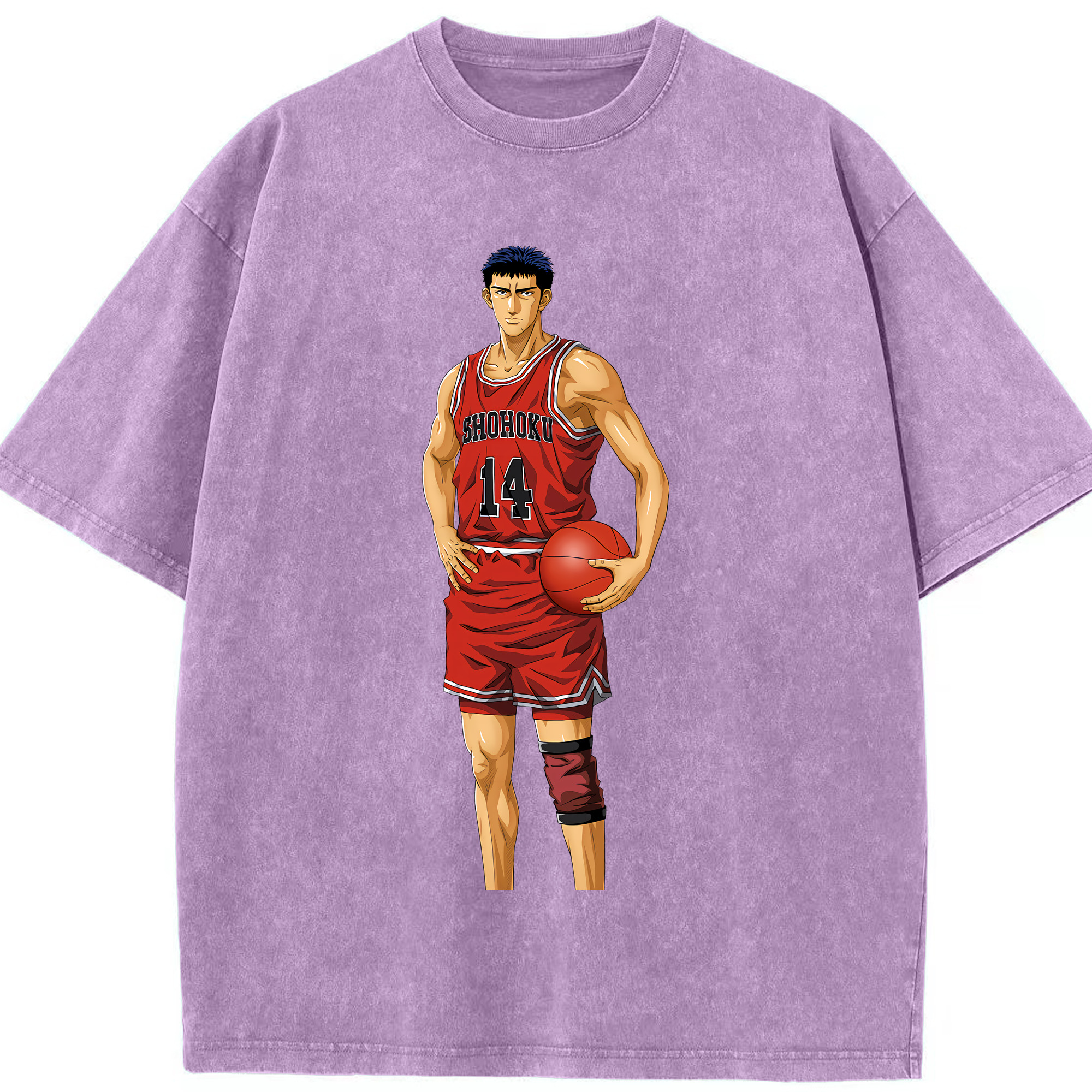 （画像用） SLAM DUNK／スラムダンク 綿100% ヴィンテージ風 半袖Tシャツ（フロントプリント）