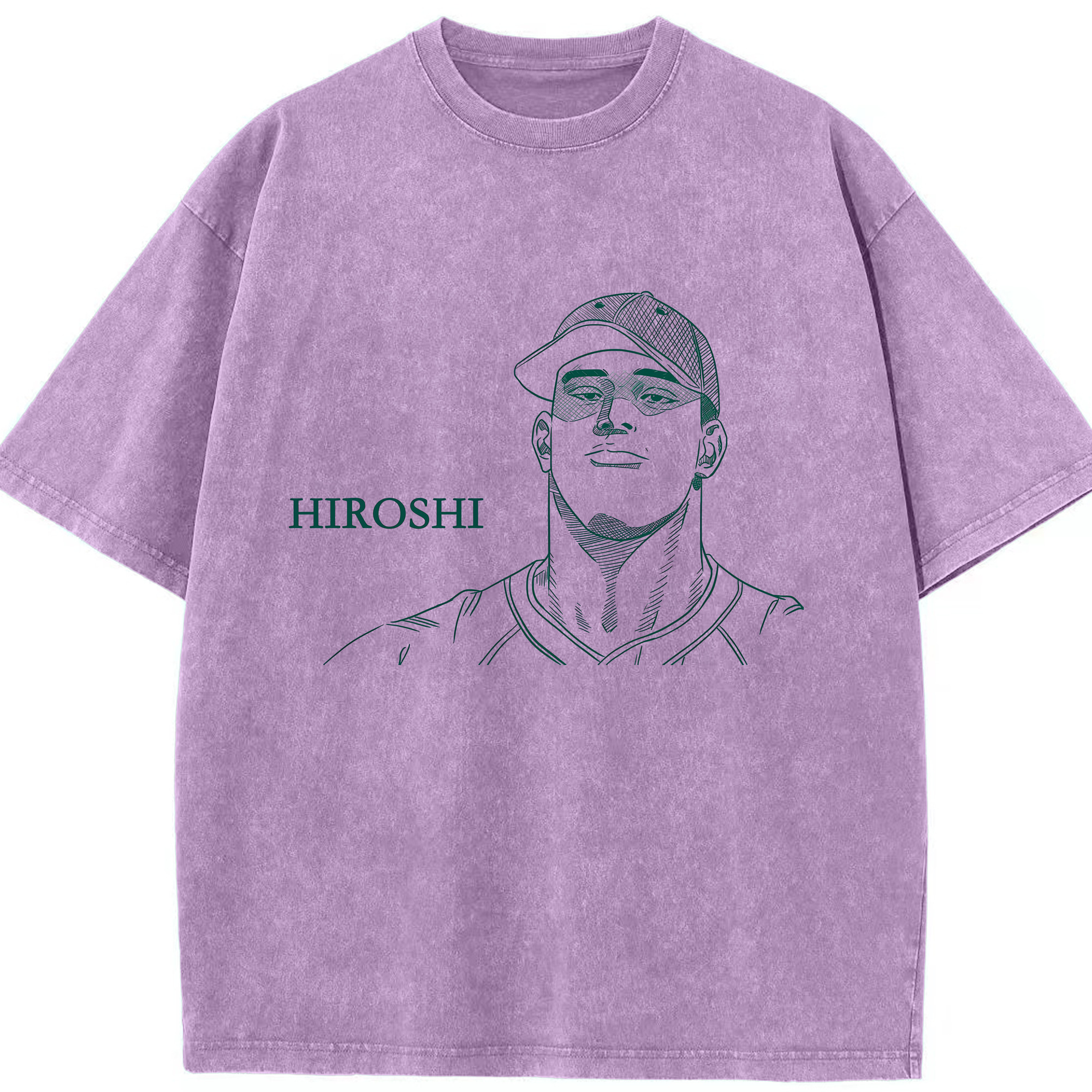 （画像用） SLAM DUNK／スラムダンク 綿100% ヴィンテージ風 半袖Tシャツ（フロントプリント）