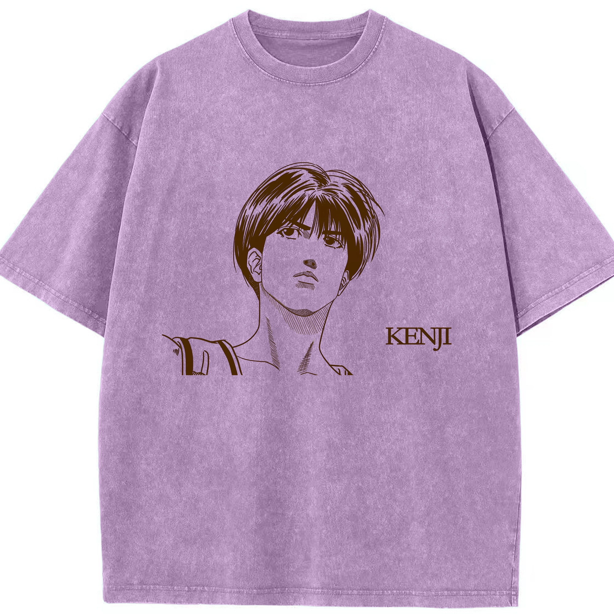 （画像用） SLAM DUNK／スラムダンク 綿100% ヴィンテージ風 半袖Tシャツ（フロントプリント）