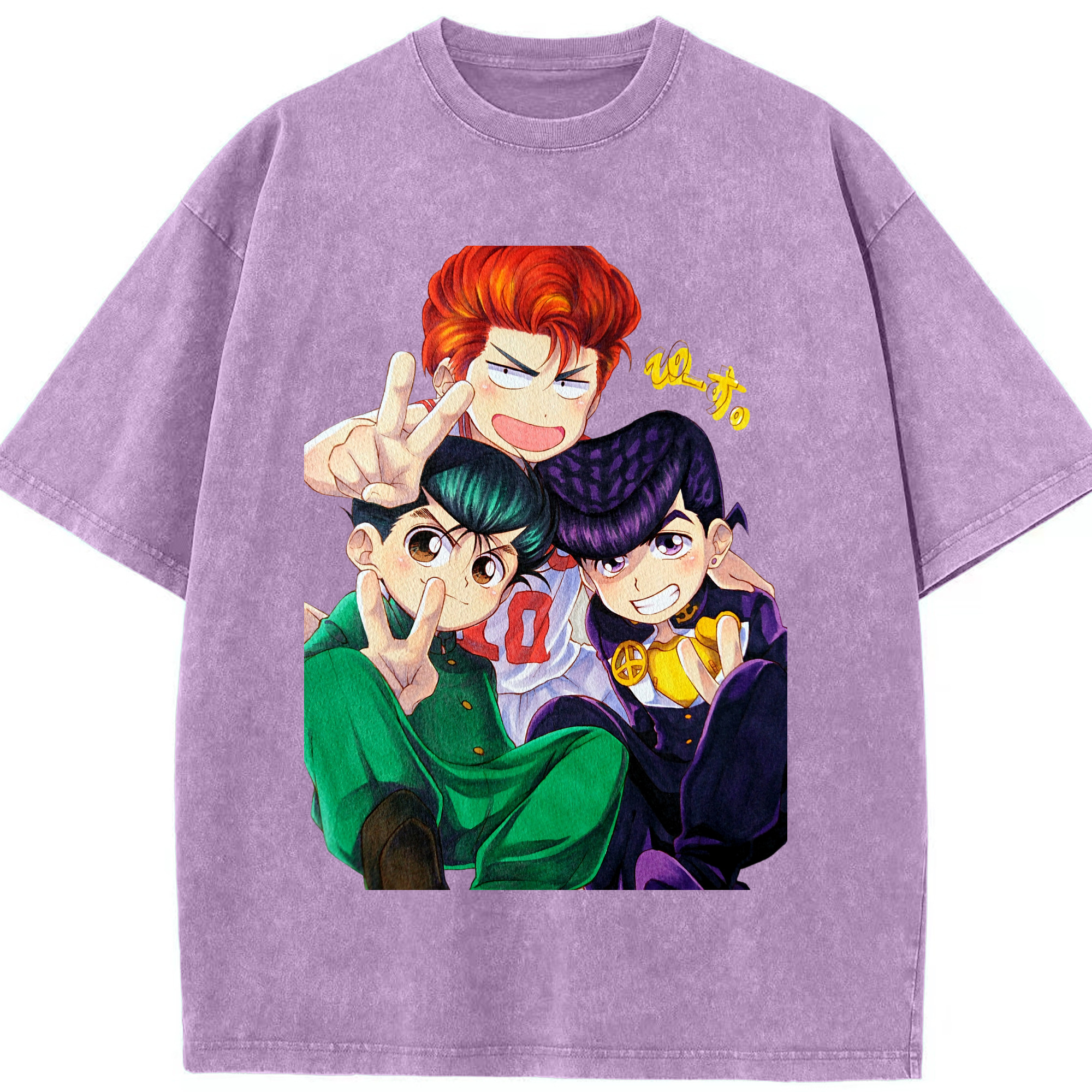 （画像用） SLAM DUNK／スラムダンク 綿100% ヴィンテージ風 半袖Tシャツ（フロントプリント）