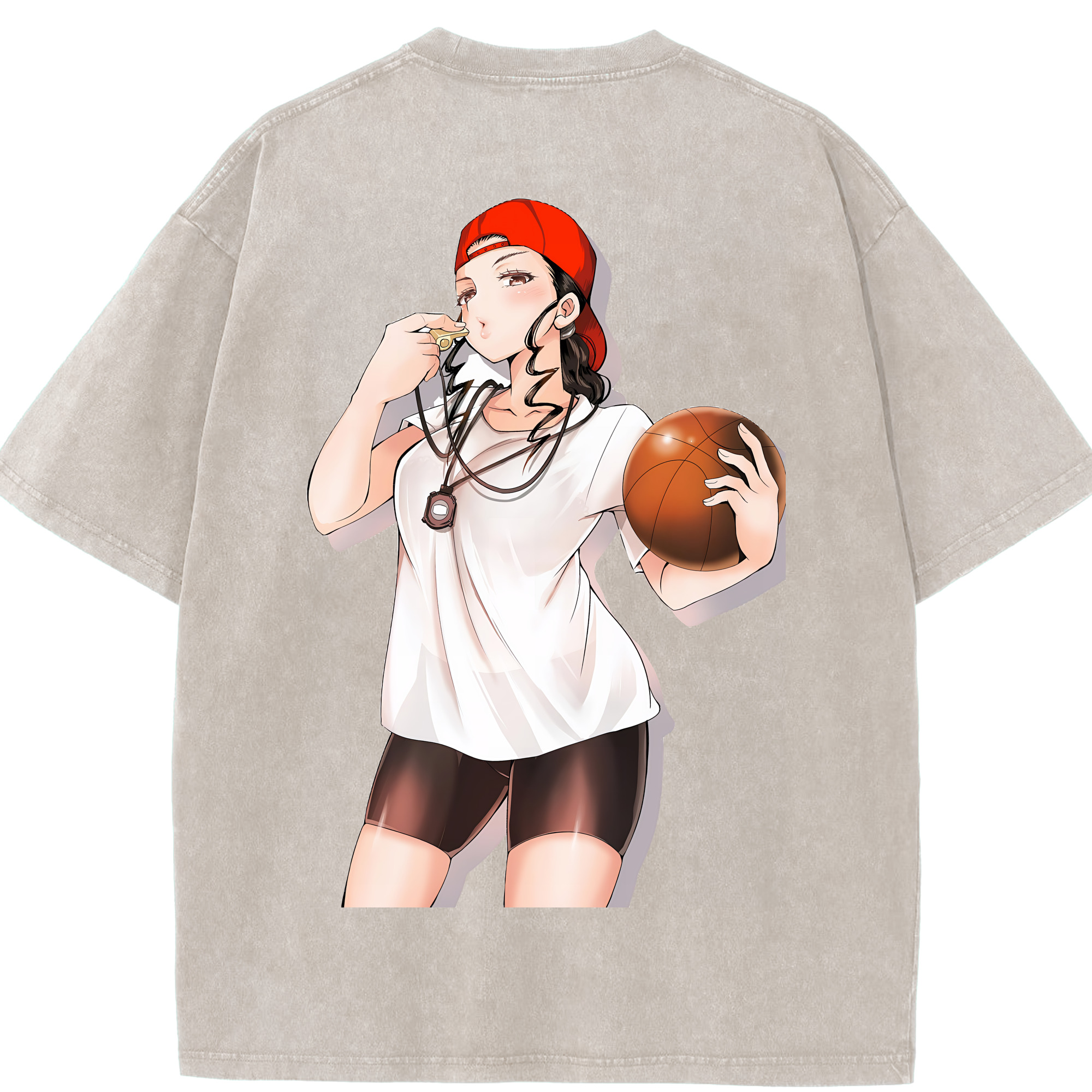 （画像用） SLAM DUNK／スラムダンク 綿100% ヴィンテージ風 半袖Tシャツ（背面プリント）