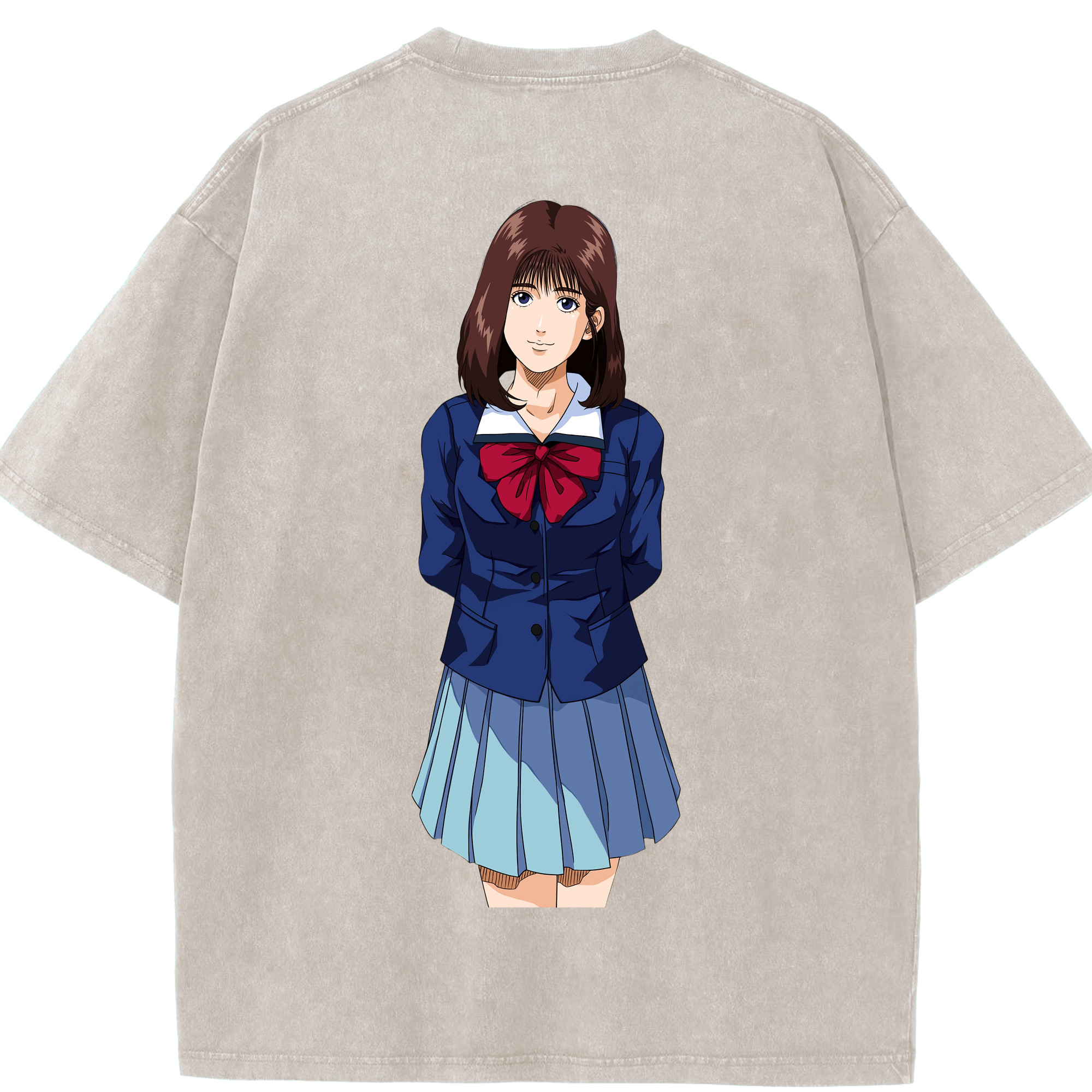 （画像用） SLAM DUNK／スラムダンク 綿100% ヴィンテージ風 半袖Tシャツ（背面プリント）