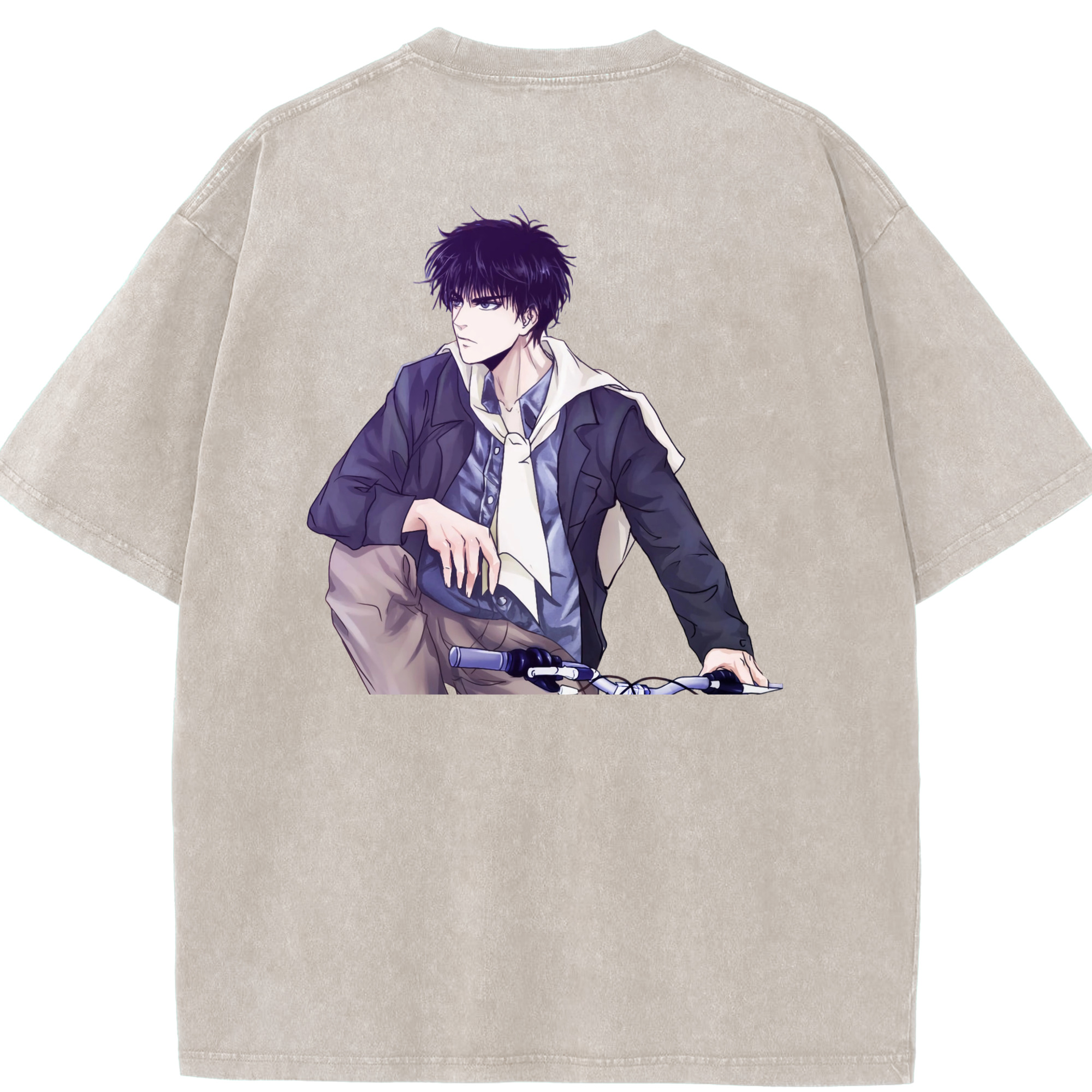 （画像用） SLAM DUNK／スラムダンク 綿100% ヴィンテージ風 半袖Tシャツ（背面プリント）