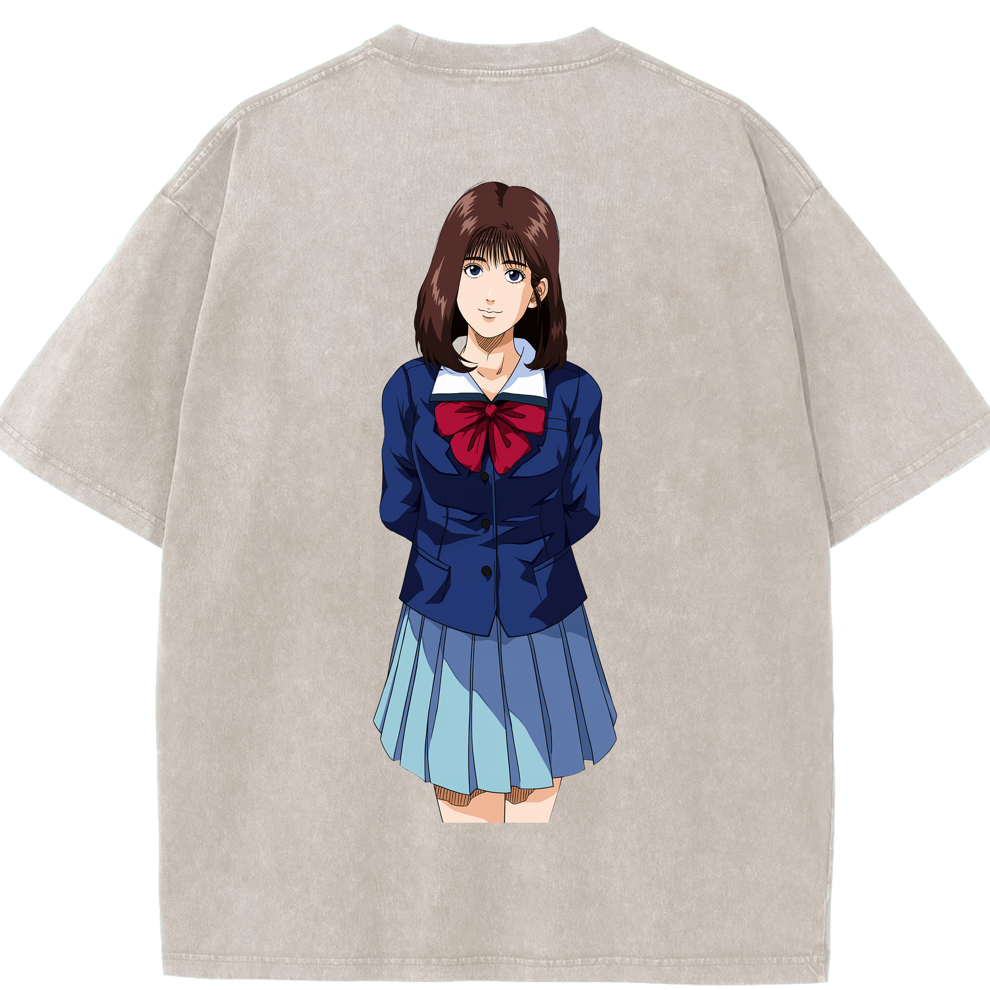 （画像用） SLAM DUNK／スラムダンク 綿100% ヴィンテージ風 半袖Tシャツ（背面プリント）