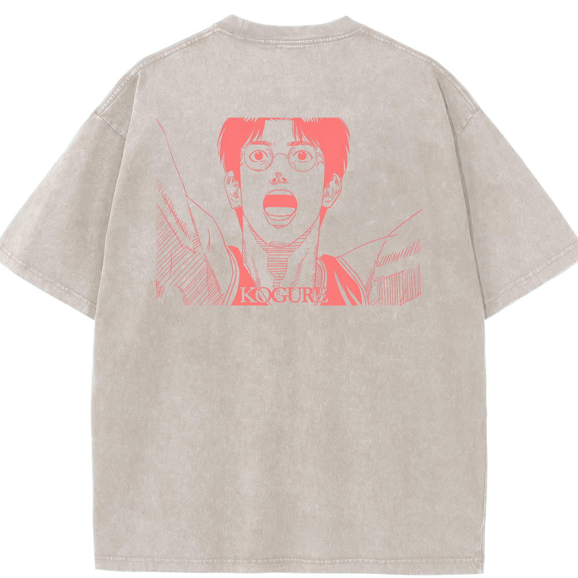 （画像用） SLAM DUNK／スラムダンク 綿100% ヴィンテージ風 半袖Tシャツ（背面プリント）