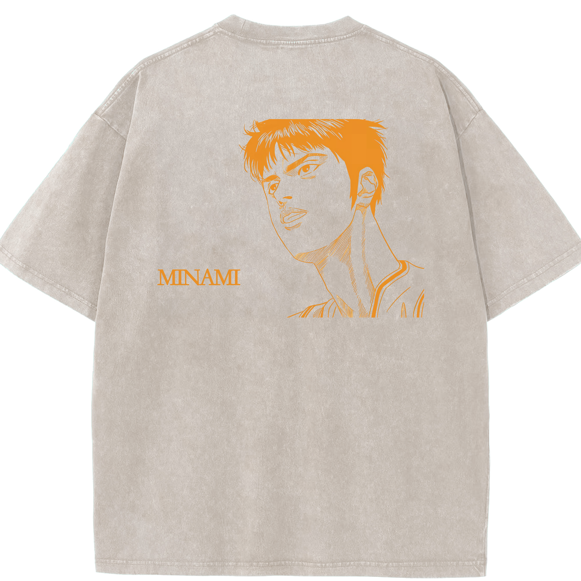 （画像用） SLAM DUNK／スラムダンク 綿100% ヴィンテージ風 半袖Tシャツ（背面プリント）