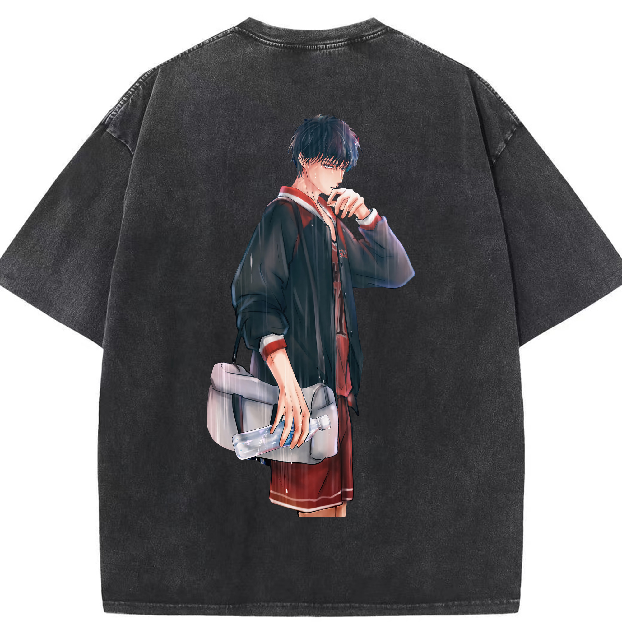 （画像用） SLAM DUNK／スラムダンク 綿100% ヴィンテージ風 半袖Tシャツ（背面プリント）
