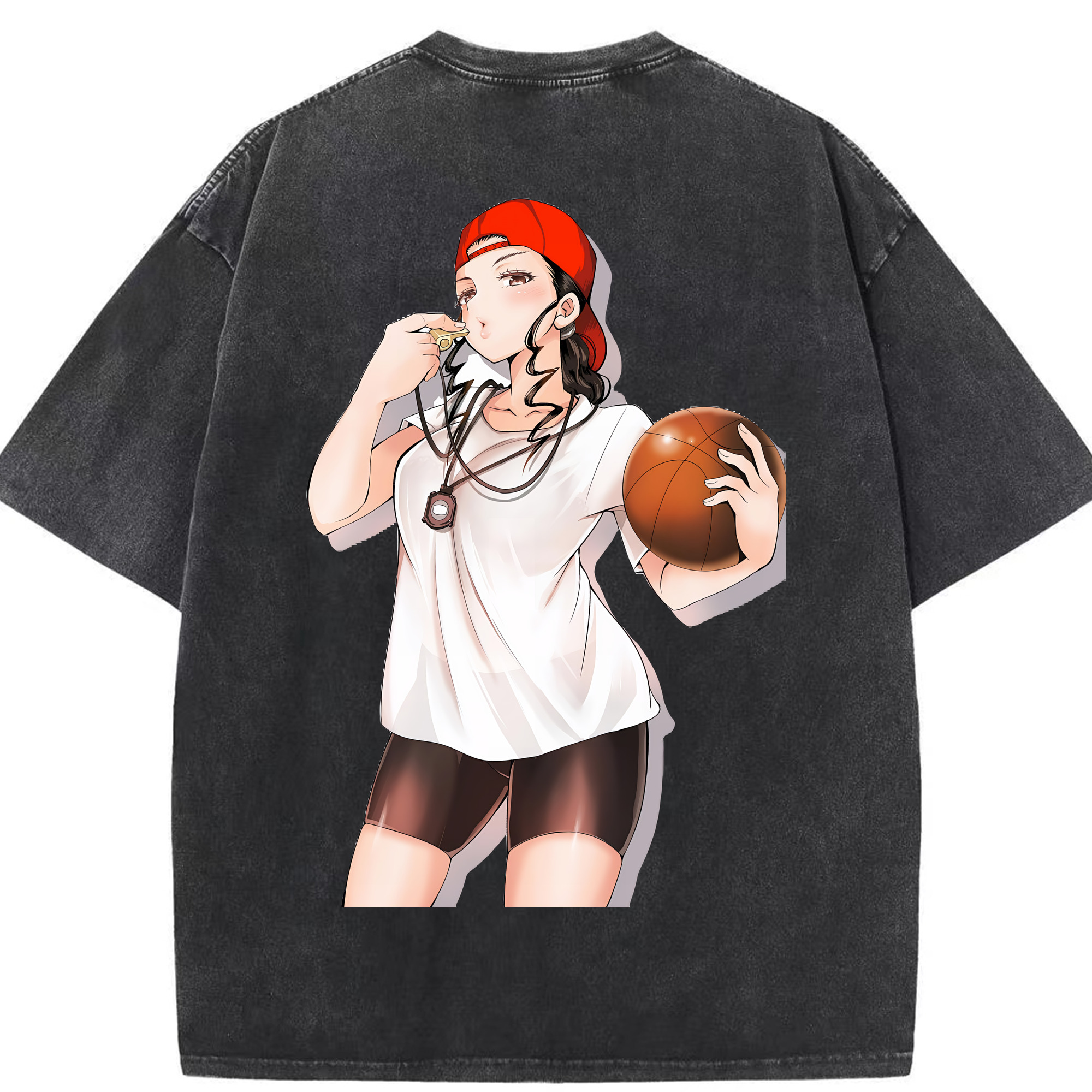 （画像用） SLAM DUNK／スラムダンク 綿100% ヴィンテージ風 半袖Tシャツ（背面プリント）
