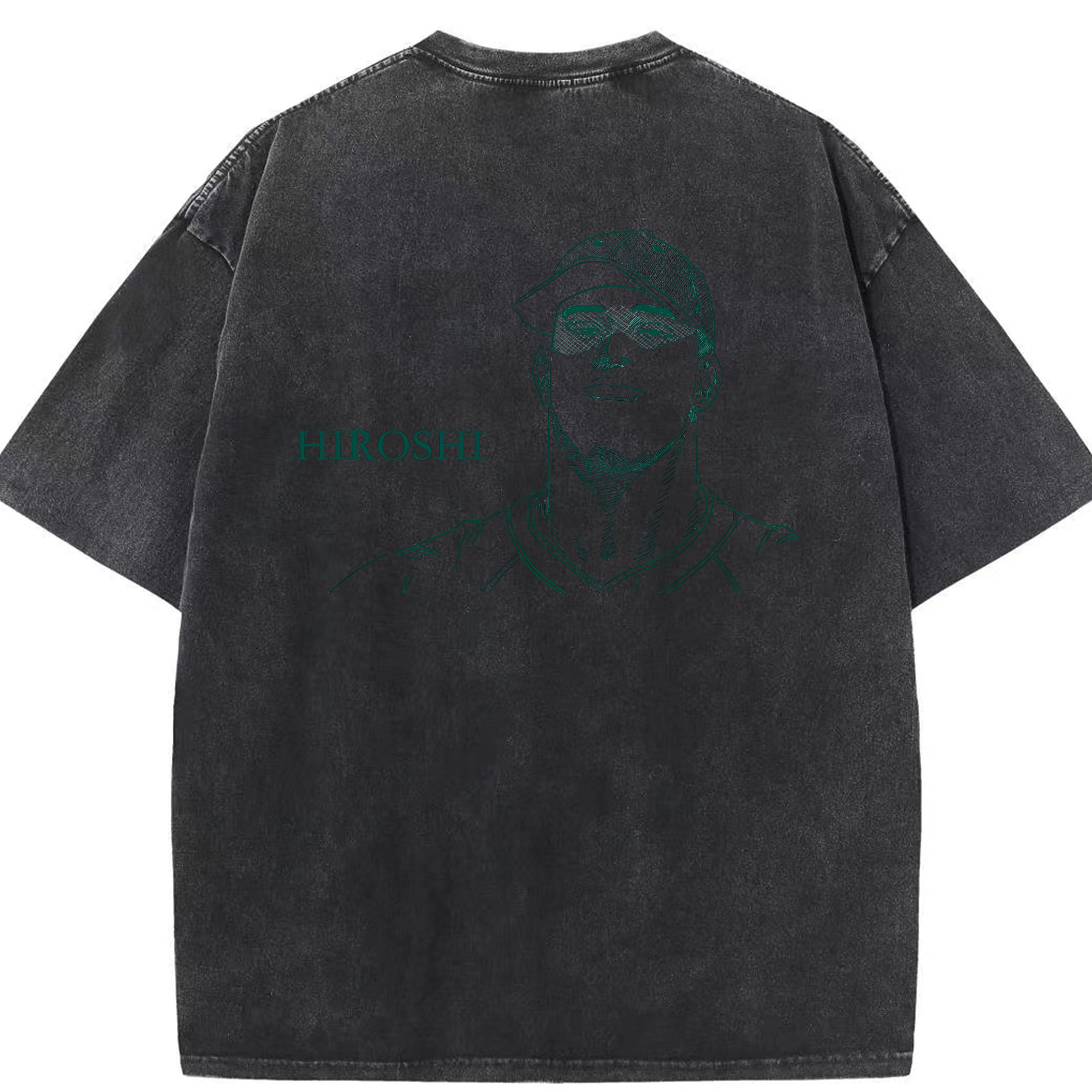 （画像用） SLAM DUNK／スラムダンク 綿100% ヴィンテージ風 半袖Tシャツ（背面プリント）