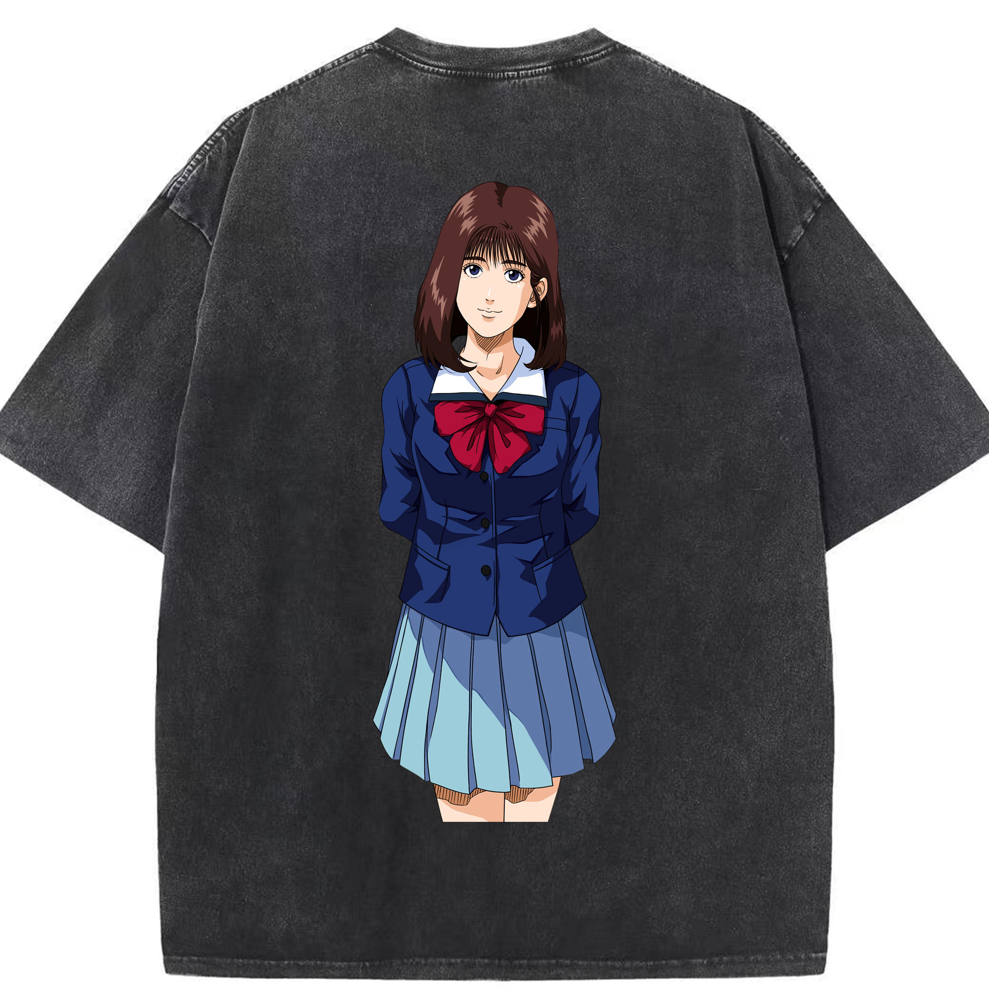 （画像用） SLAM DUNK／スラムダンク 綿100% ヴィンテージ風 半袖Tシャツ（背面プリント）
