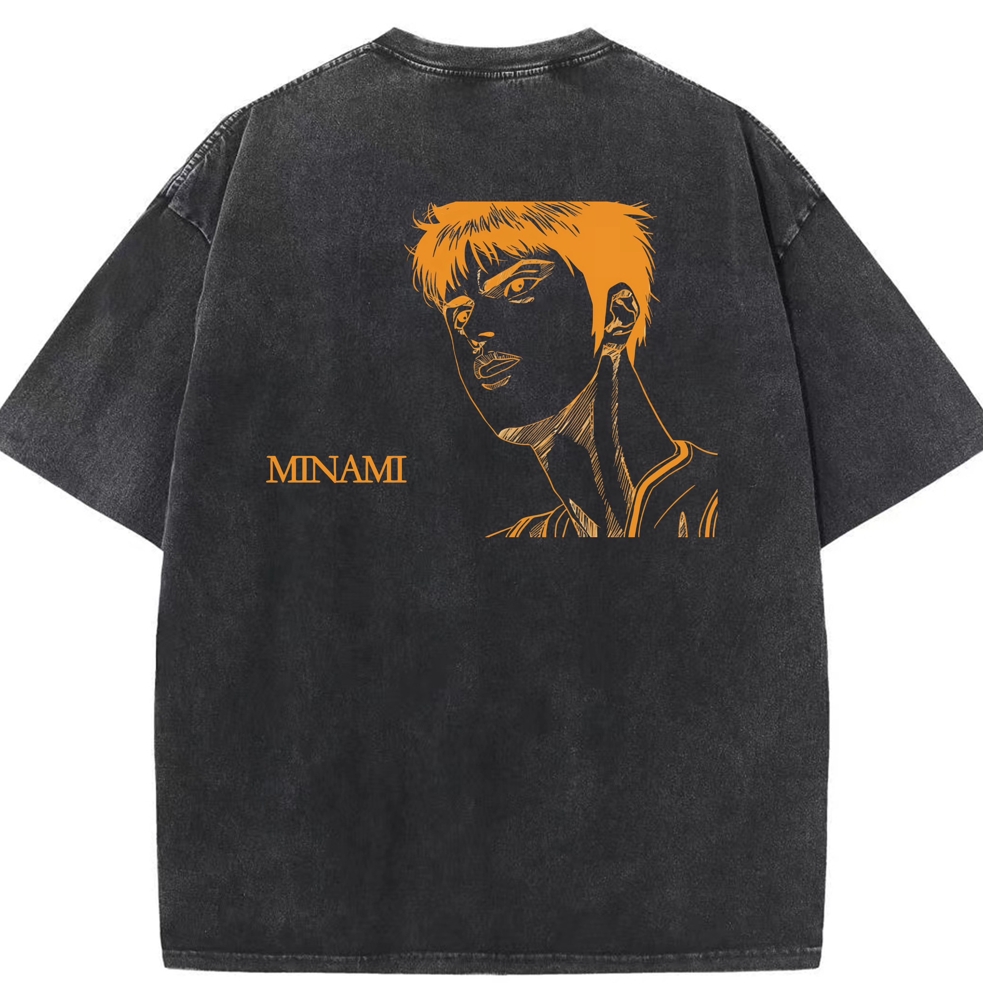 （画像用） SLAM DUNK／スラムダンク 綿100% ヴィンテージ風 半袖Tシャツ（背面プリント）