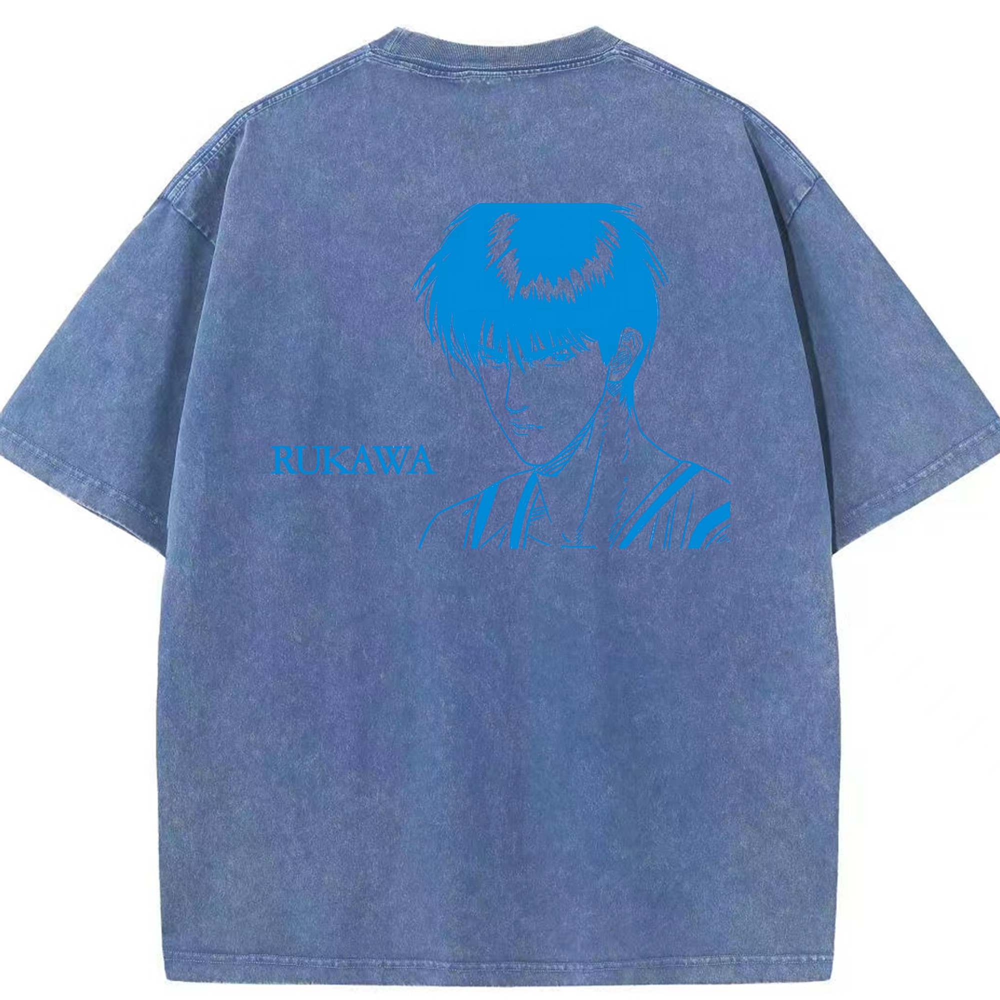 （画像用） SLAM DUNK／スラムダンク 綿100% ヴィンテージ風 半袖Tシャツ（背面プリント）