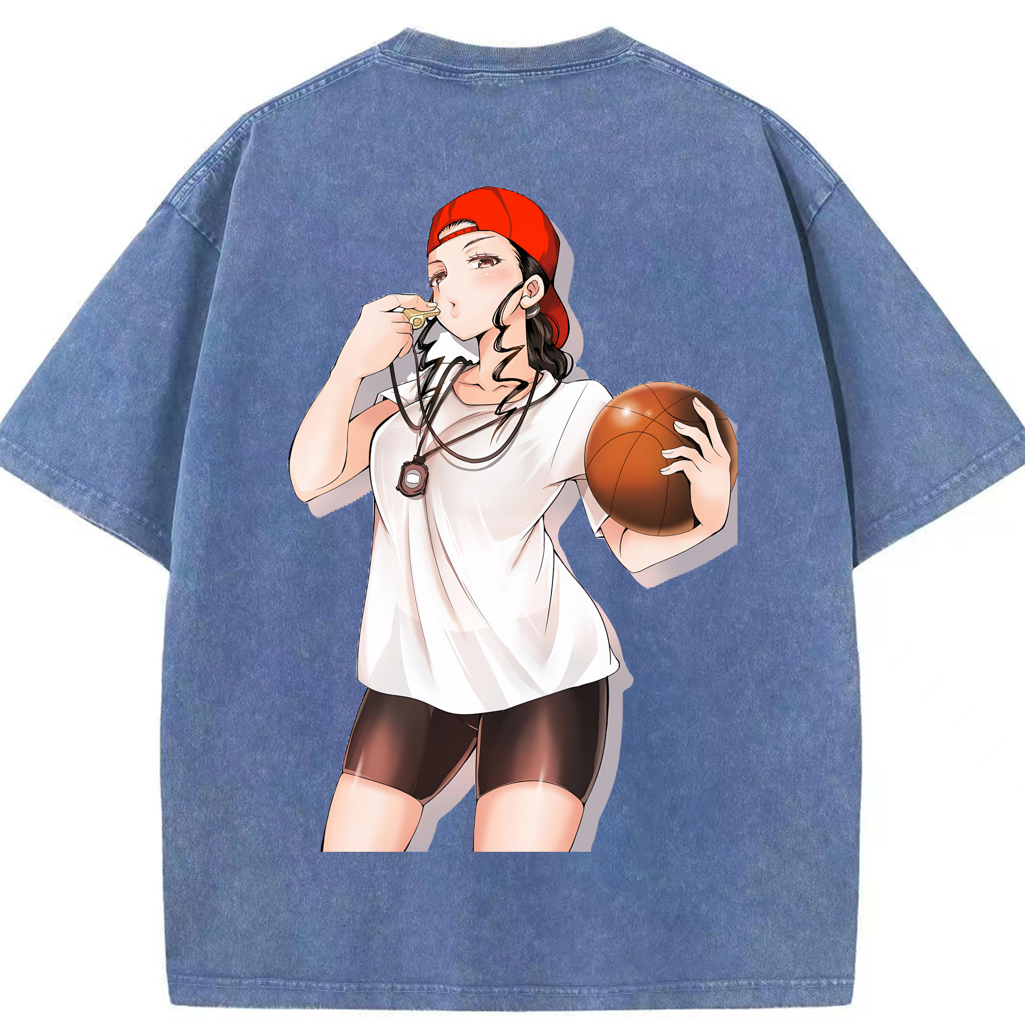 （画像用） SLAM DUNK／スラムダンク 綿100% ヴィンテージ風 半袖Tシャツ（背面プリント）