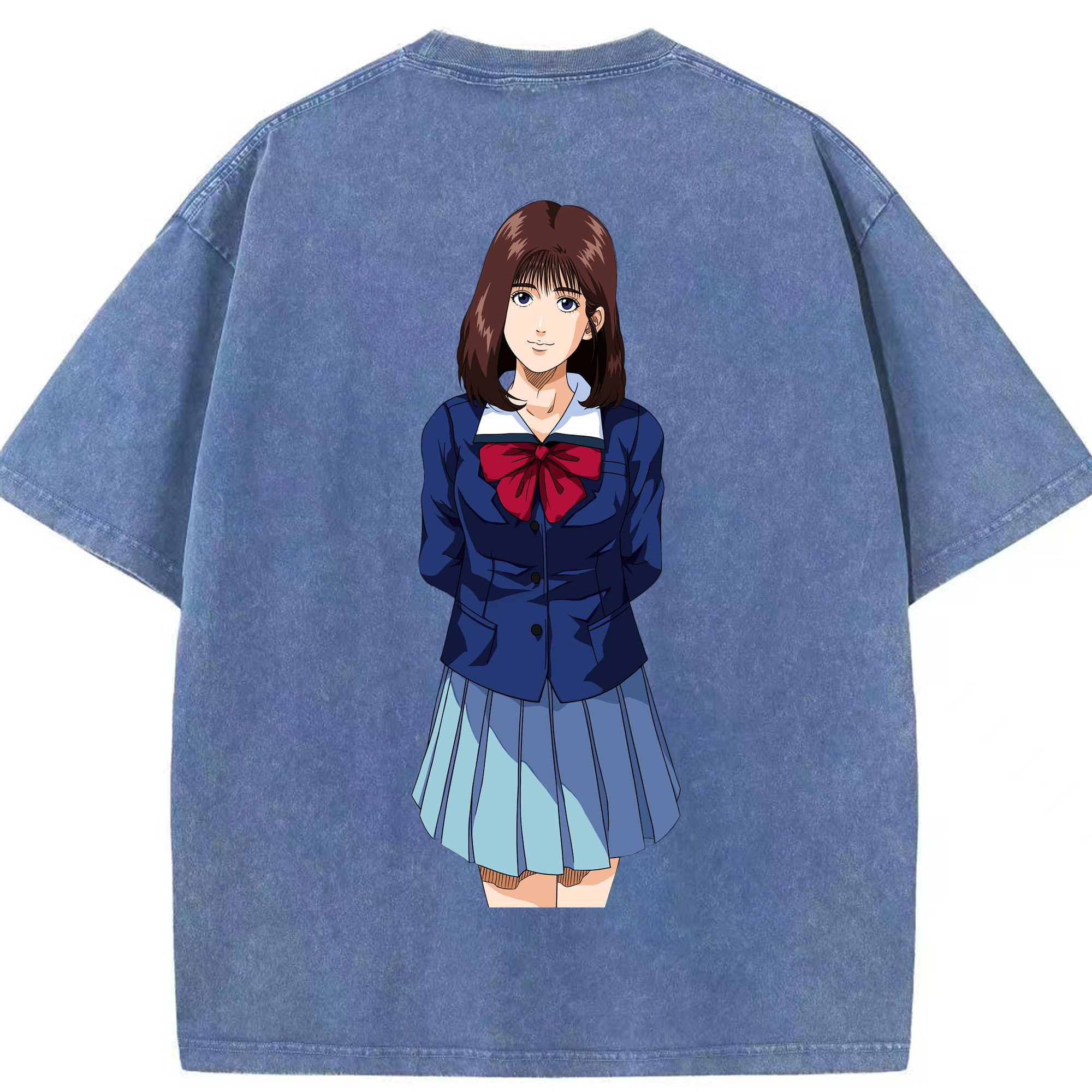 （画像用） SLAM DUNK／スラムダンク 綿100% ヴィンテージ風 半袖Tシャツ（背面プリント）