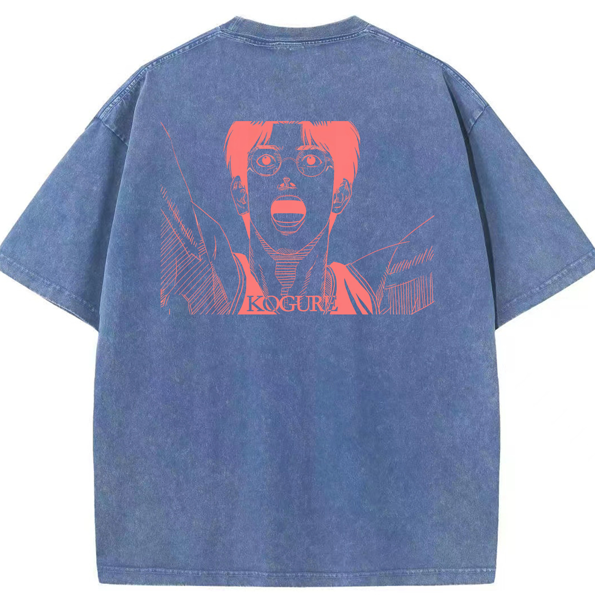（画像用） SLAM DUNK／スラムダンク 綿100% ヴィンテージ風 半袖Tシャツ（背面プリント）