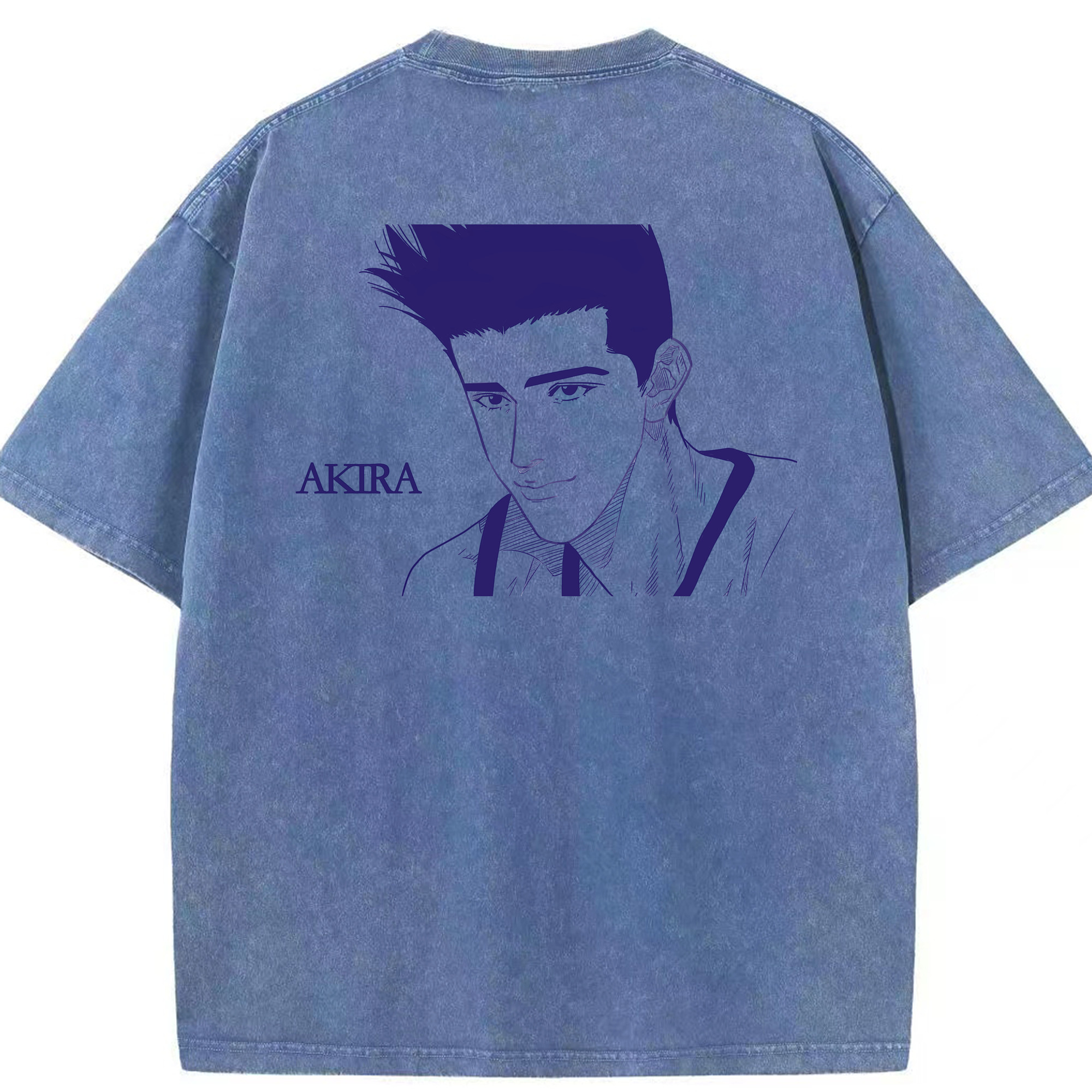（画像用） SLAM DUNK／スラムダンク 綿100% ヴィンテージ風 半袖Tシャツ（背面プリント）