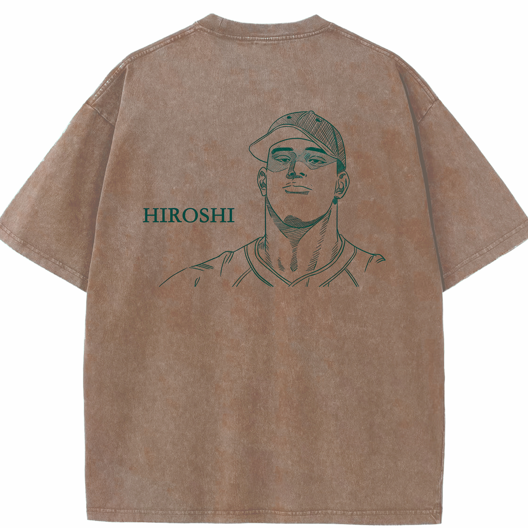 （画像用） SLAM DUNK／スラムダンク 綿100% ヴィンテージ風 半袖Tシャツ（背面プリント）