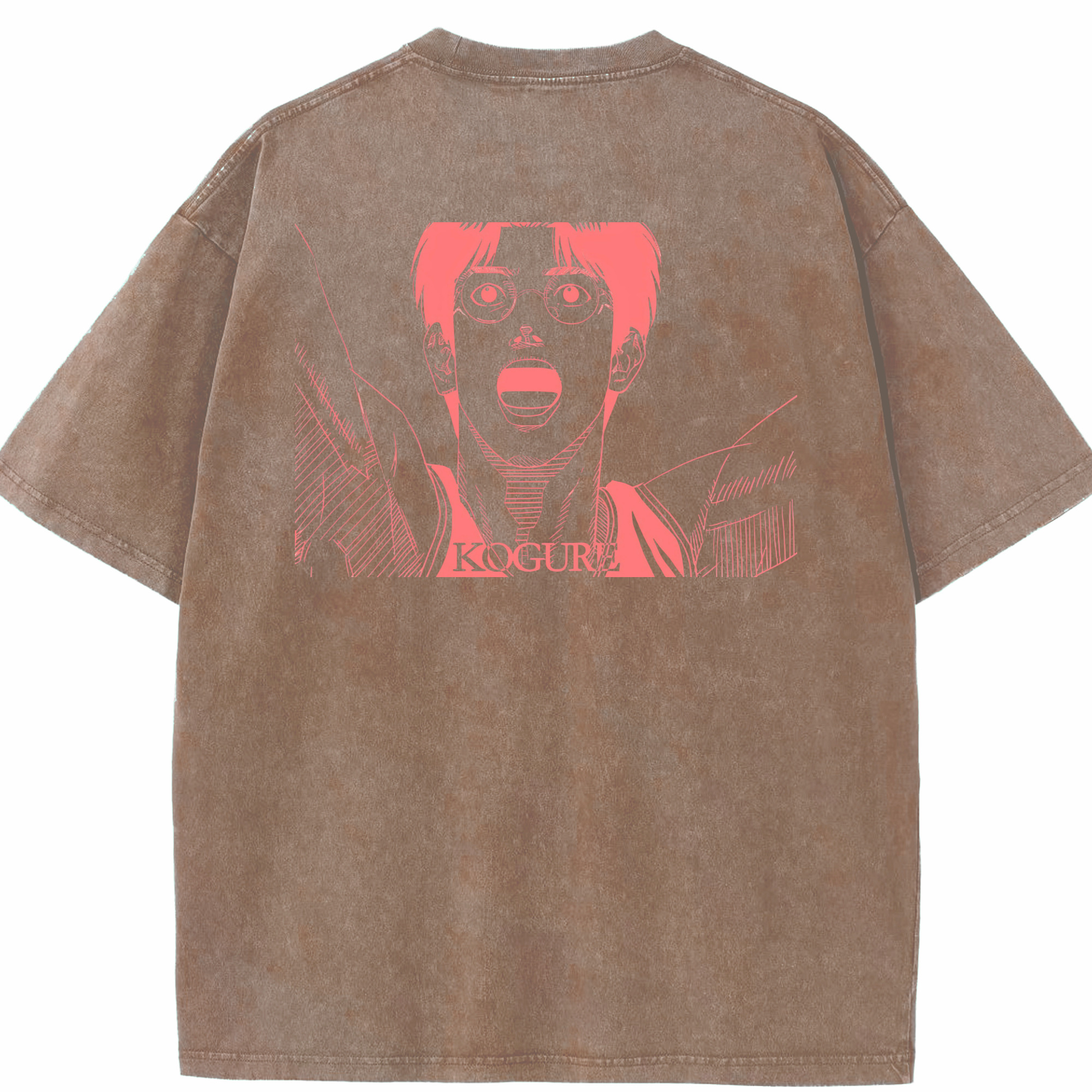 SLAM DUNK／スラムダンク 綿100% ヴィンテージ風 半袖Tシャツ（背面プリント）