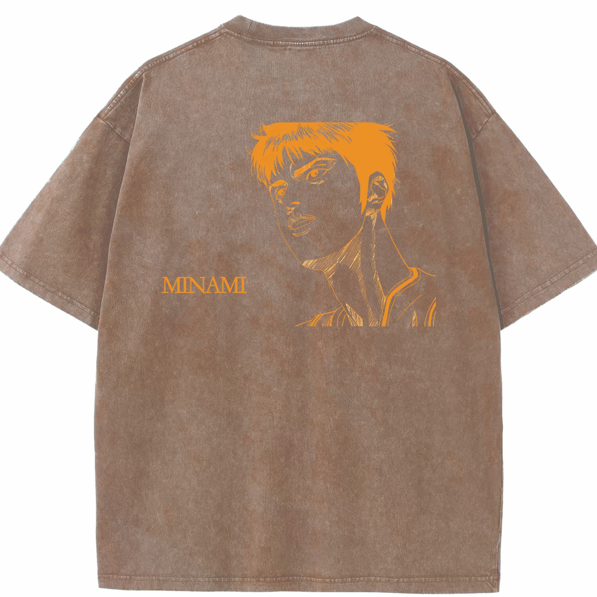 SLAM DUNK／スラムダンク 綿100% ヴィンテージ風 半袖Tシャツ（背面プリント）