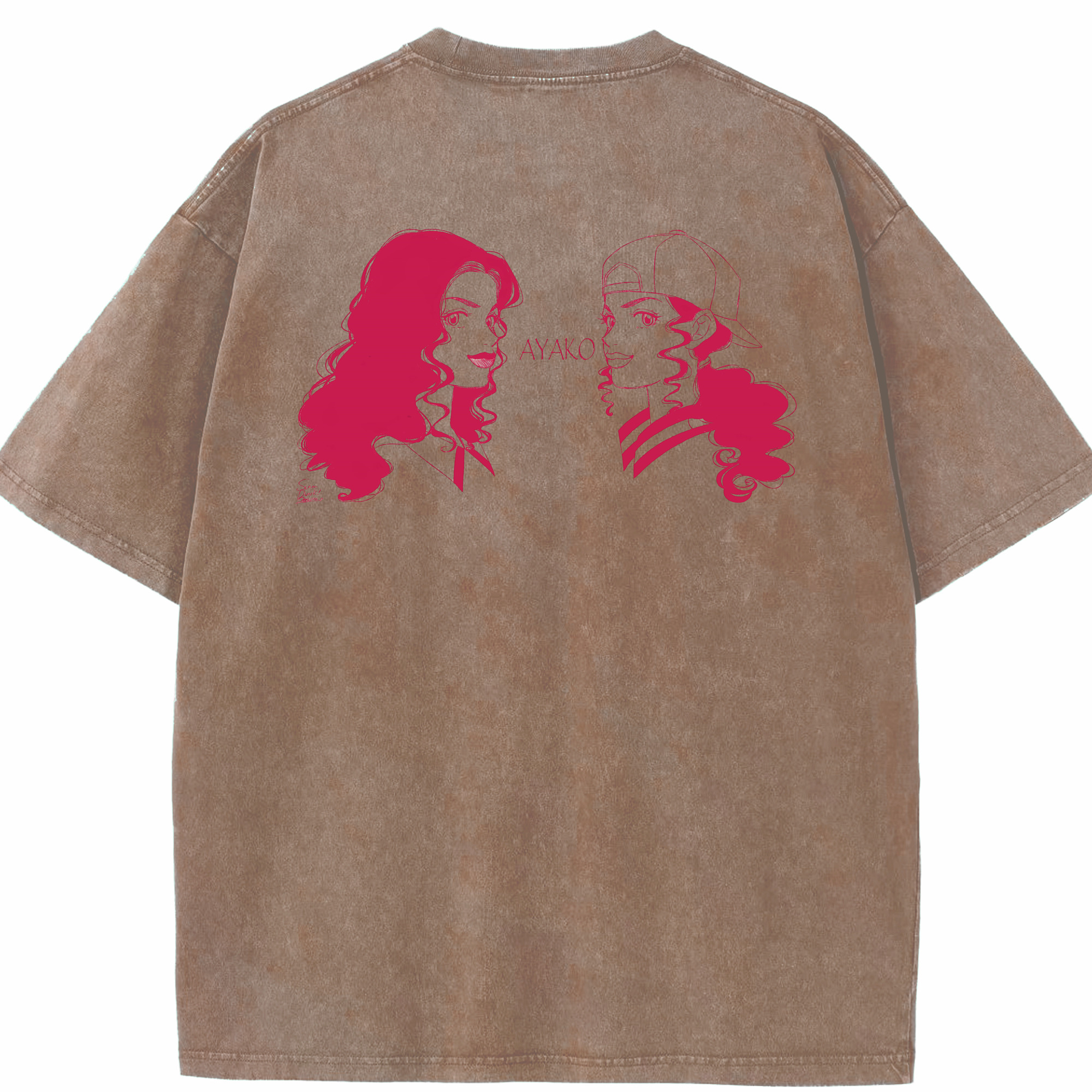 SLAM DUNK／スラムダンク 綿100% ヴィンテージ風 半袖Tシャツ（背面プリント）