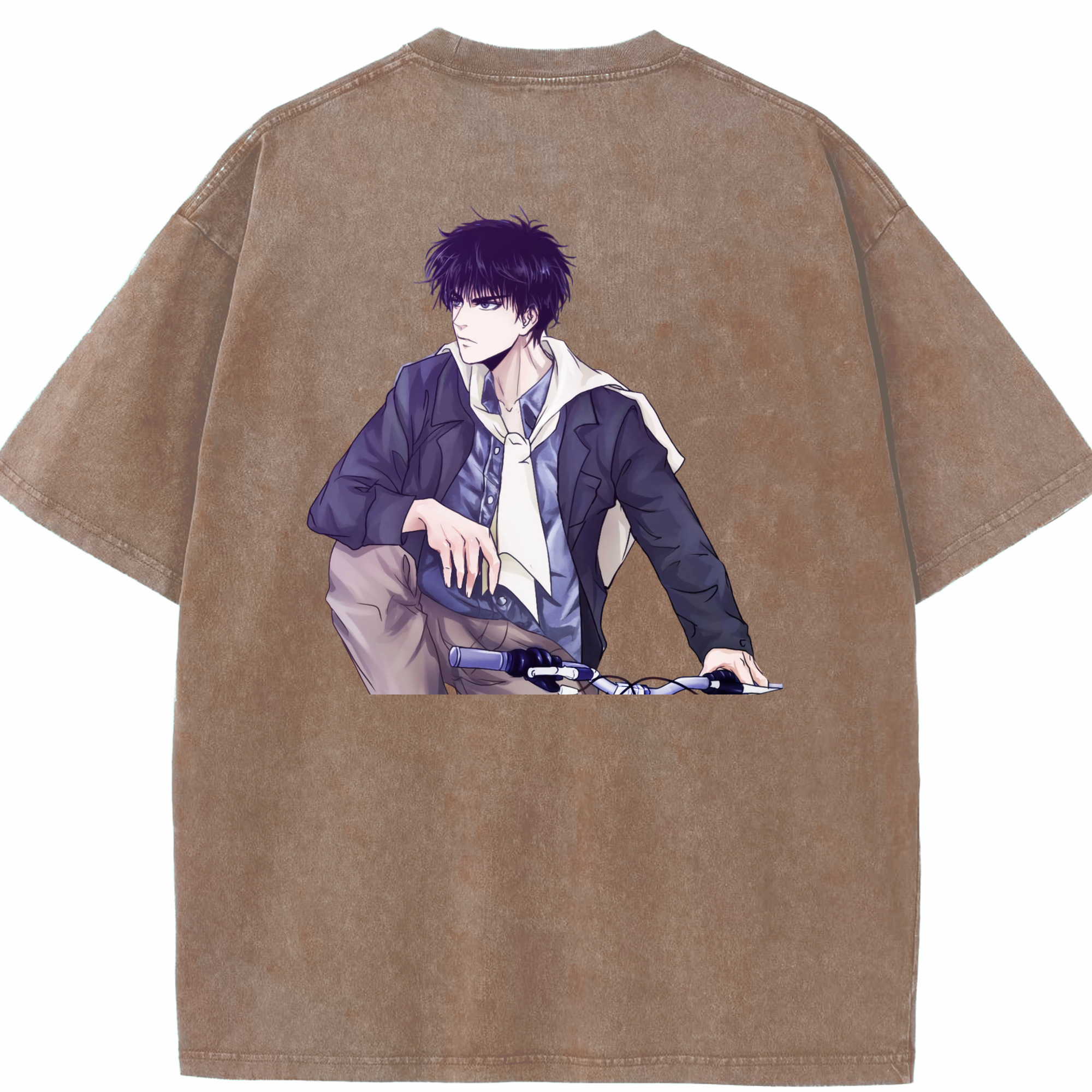 （画像用） SLAM DUNK／スラムダンク 綿100% ヴィンテージ風 半袖Tシャツ（背面プリント）
